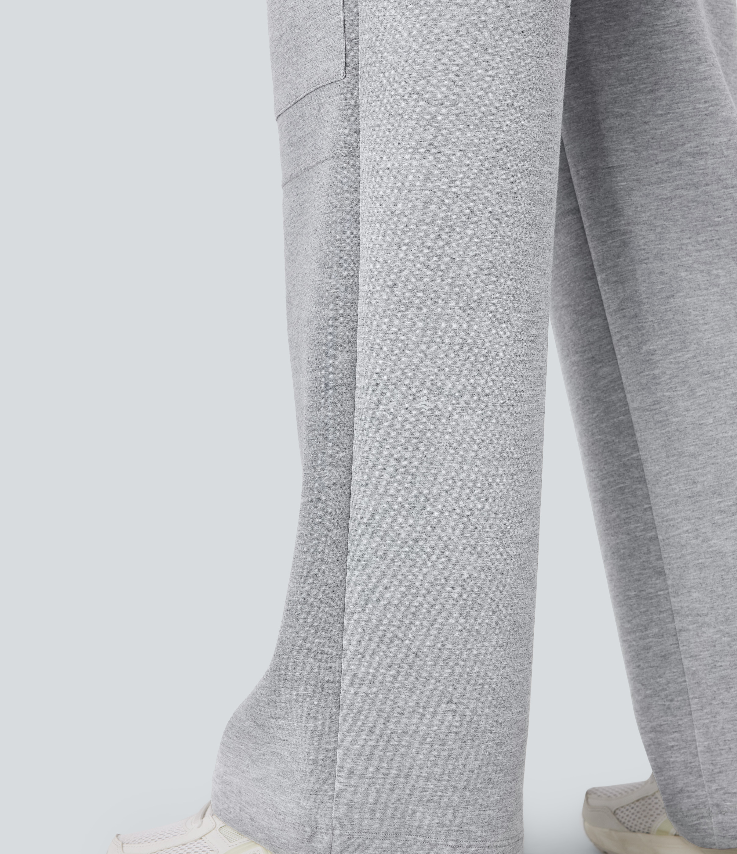 Halara High Waisted Multiple Pockets Straight Leg Hiking Cargo Pants  - Fog Gray - L(regular) 