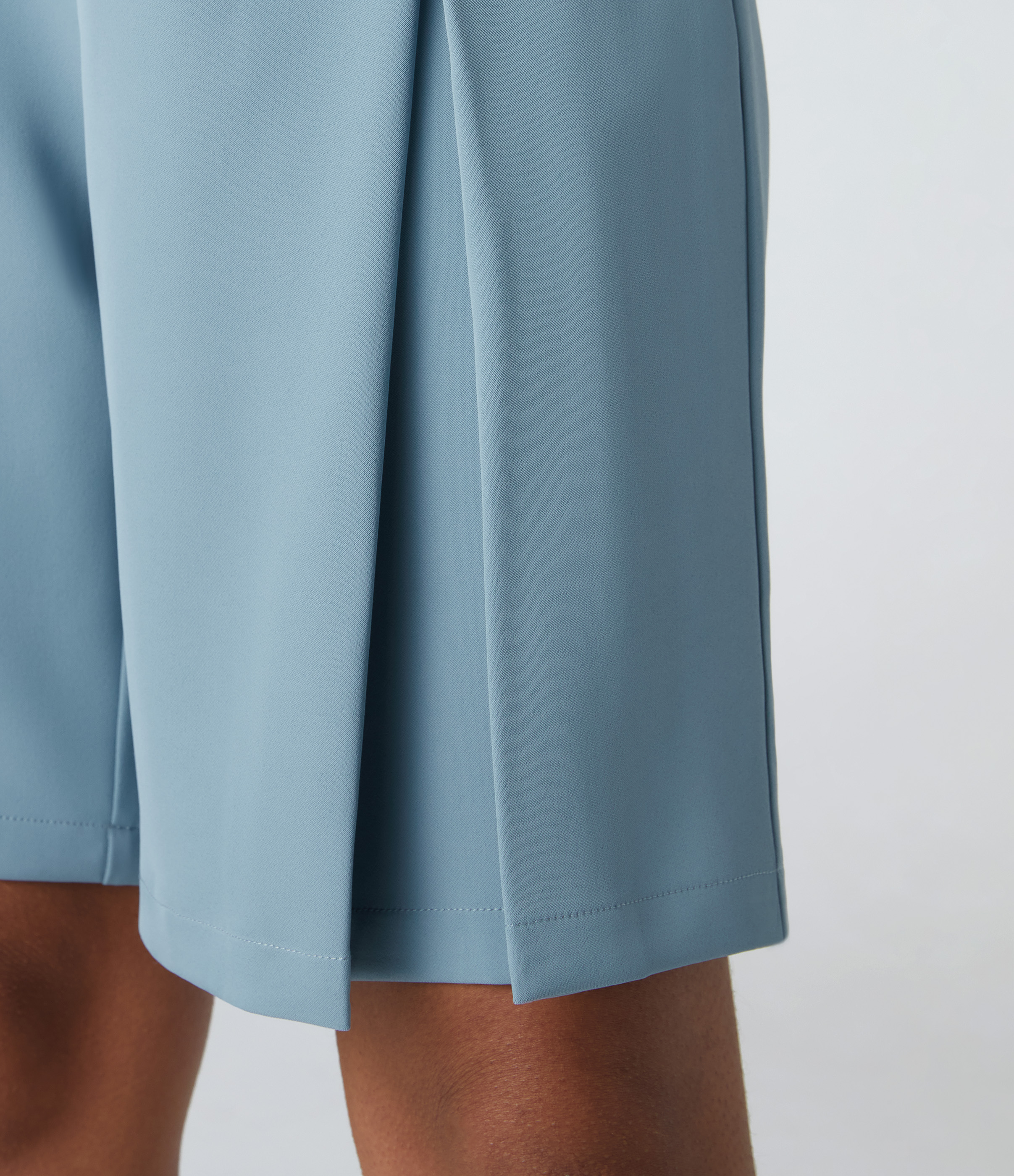 Halara High Waisted Side Pocket Bermuda Casual Shorts  - Forget-Me-Not - XL 