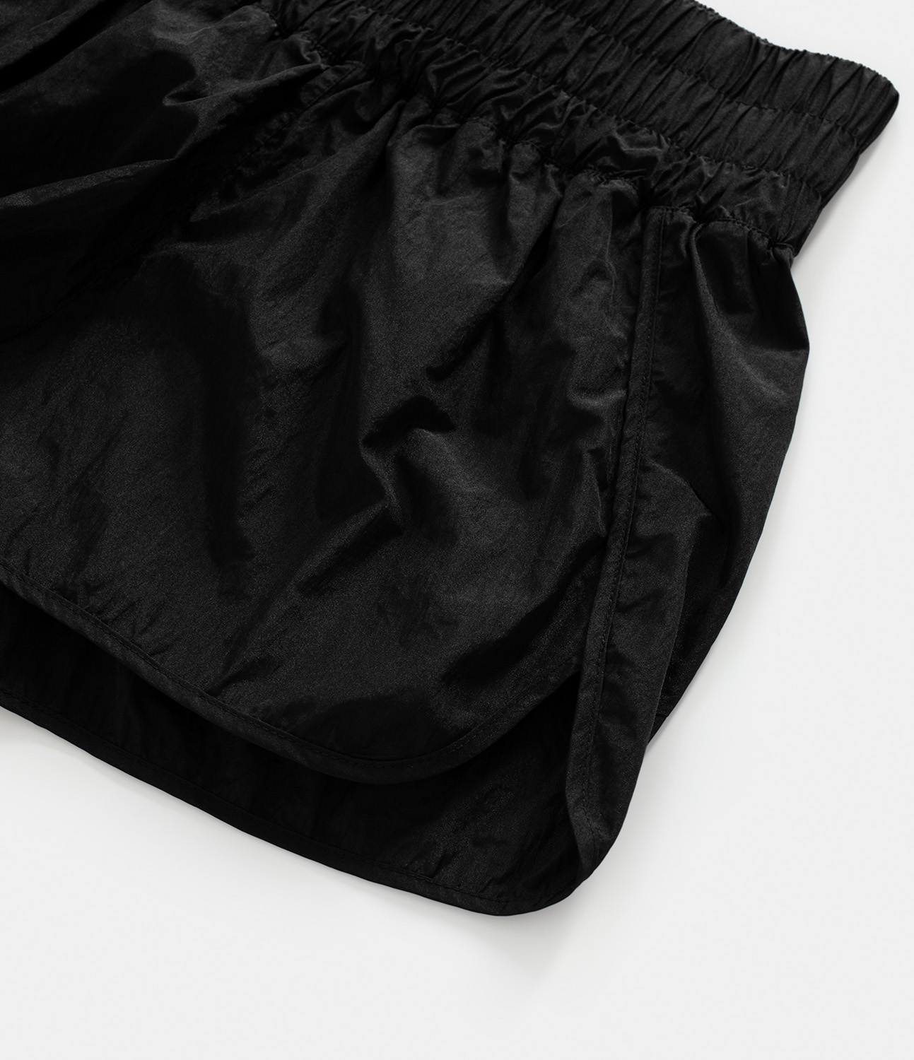 Halara Super High Waisted Split Hem 2-in-1 Casual Shorts 2.5`` Gym Short - Black - M booty shorts compression shorts yoga shorts 
