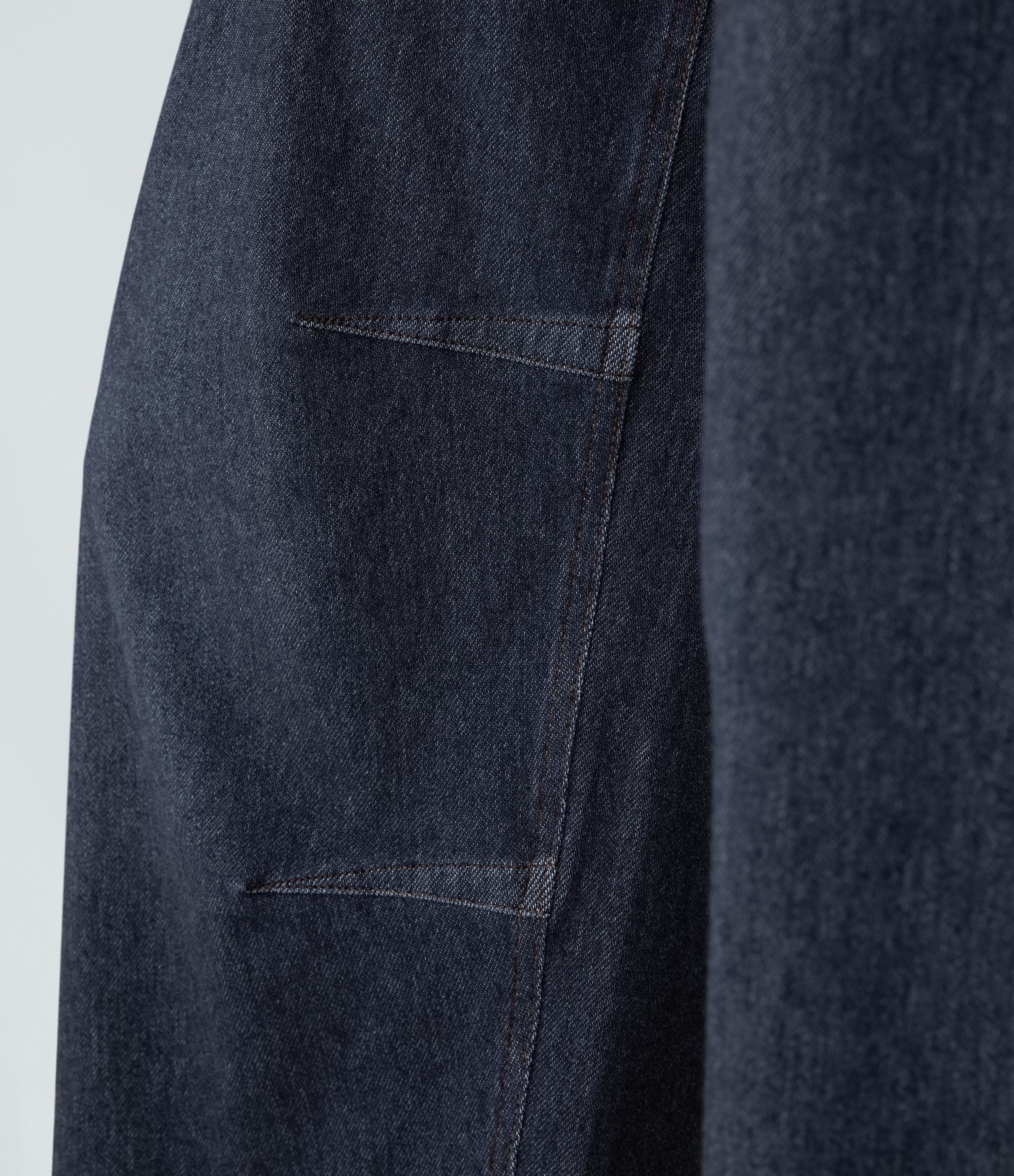 Halara HalaraMagicв„ў Mid Rise Multiple Pockets Stretchy Knit Work Tapered Jeans  - Denim Indigo - M(regular) sweatpants jogger pants 