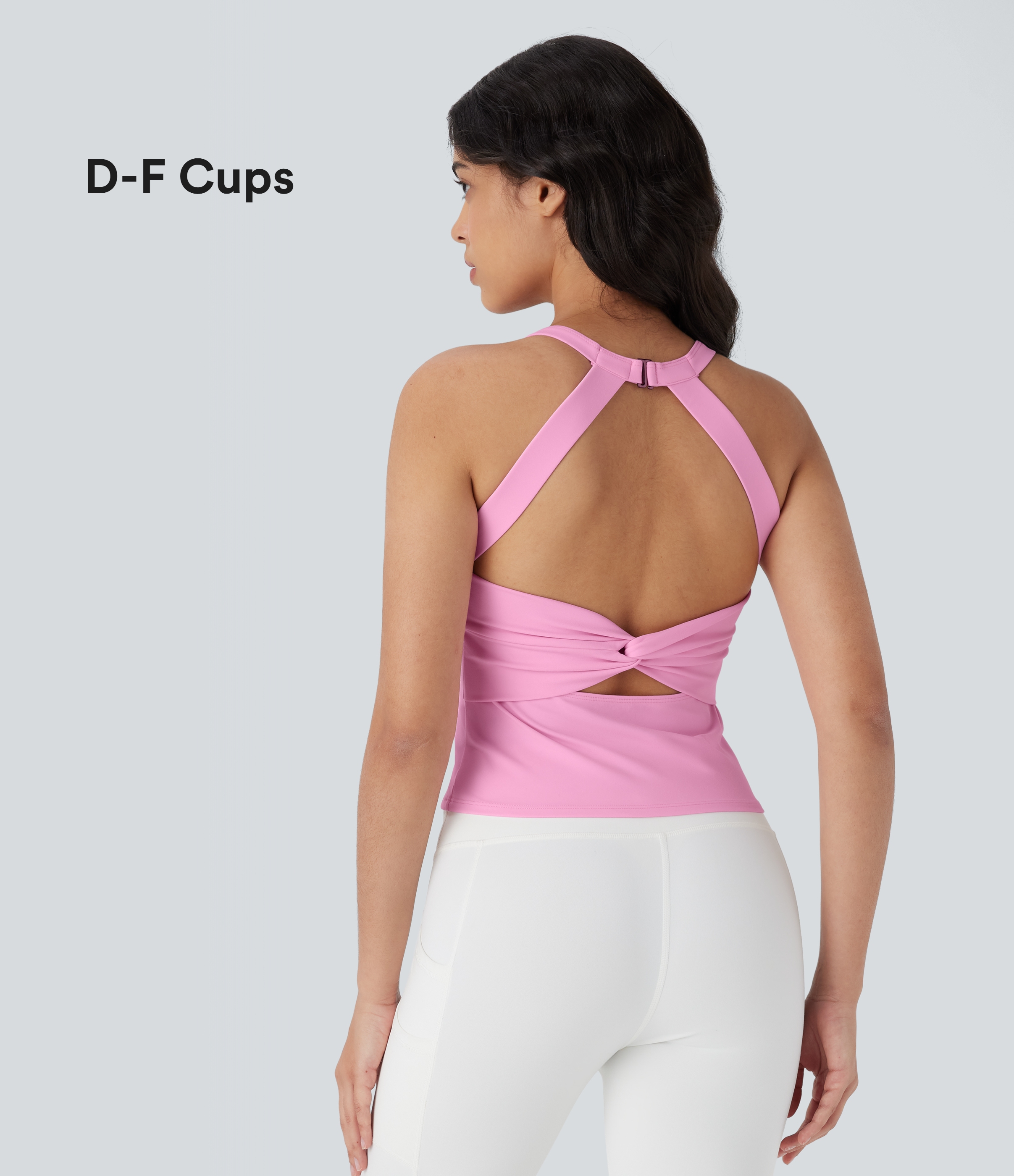 Débardeur yoga SoftlyZero™ Plush à découpes D-F