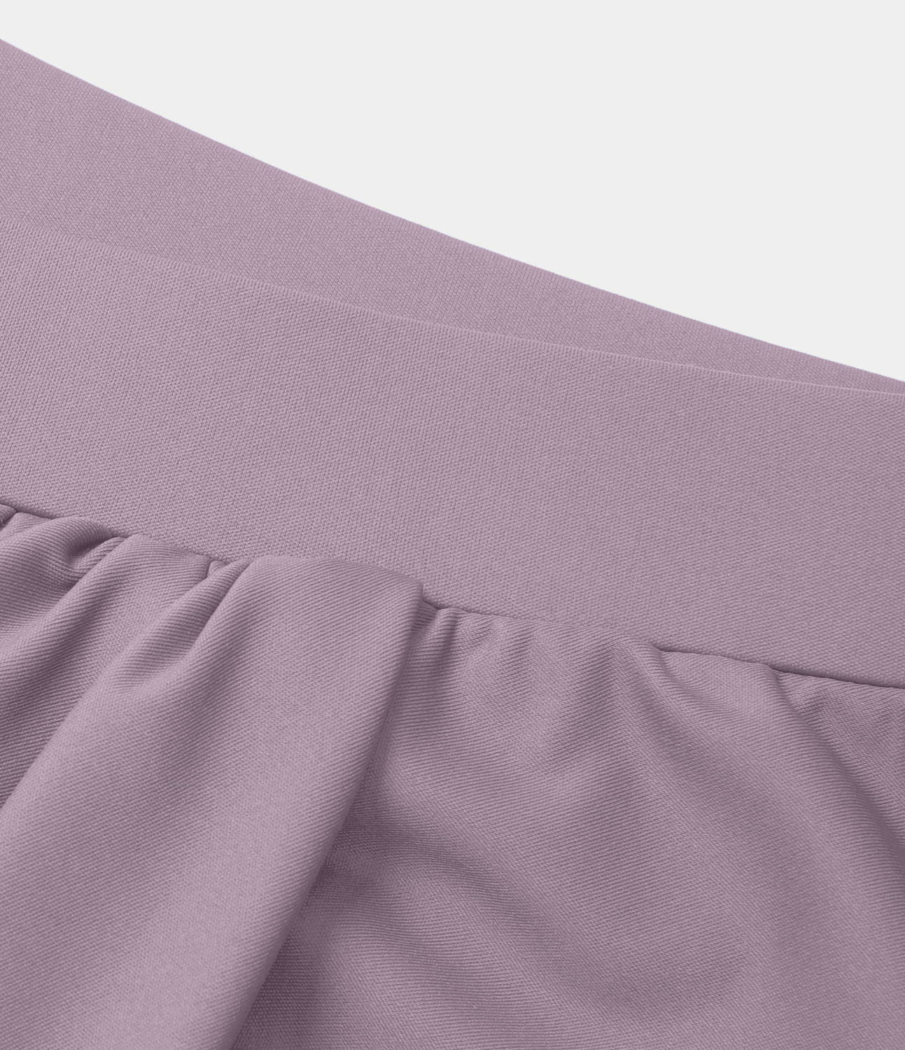 

Halara High Waisted Draped Asymmetric 2-in-1 Pocket Casual Skirt - Pink Purple