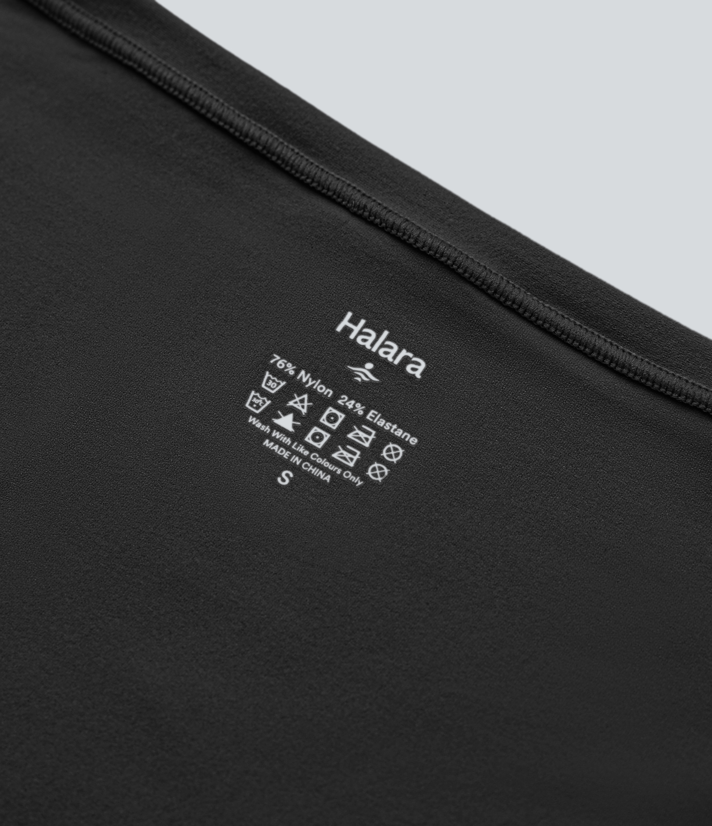 Halara High Stretch Skin Friendly  Low Rise Solid Lounge Boy Shorts  - Black - XL 