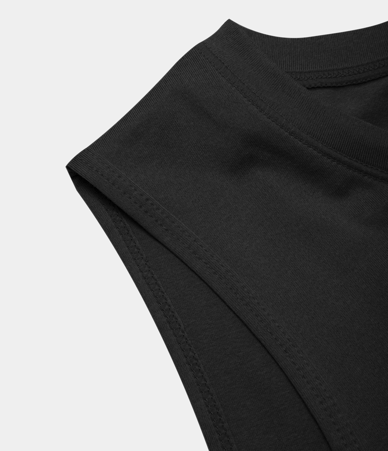Halara Round Neck Cut Out Crossover Yoga Tank Top Tank Top - Black - M golf tops halter top tunic tops sleeveless tops backless top 
