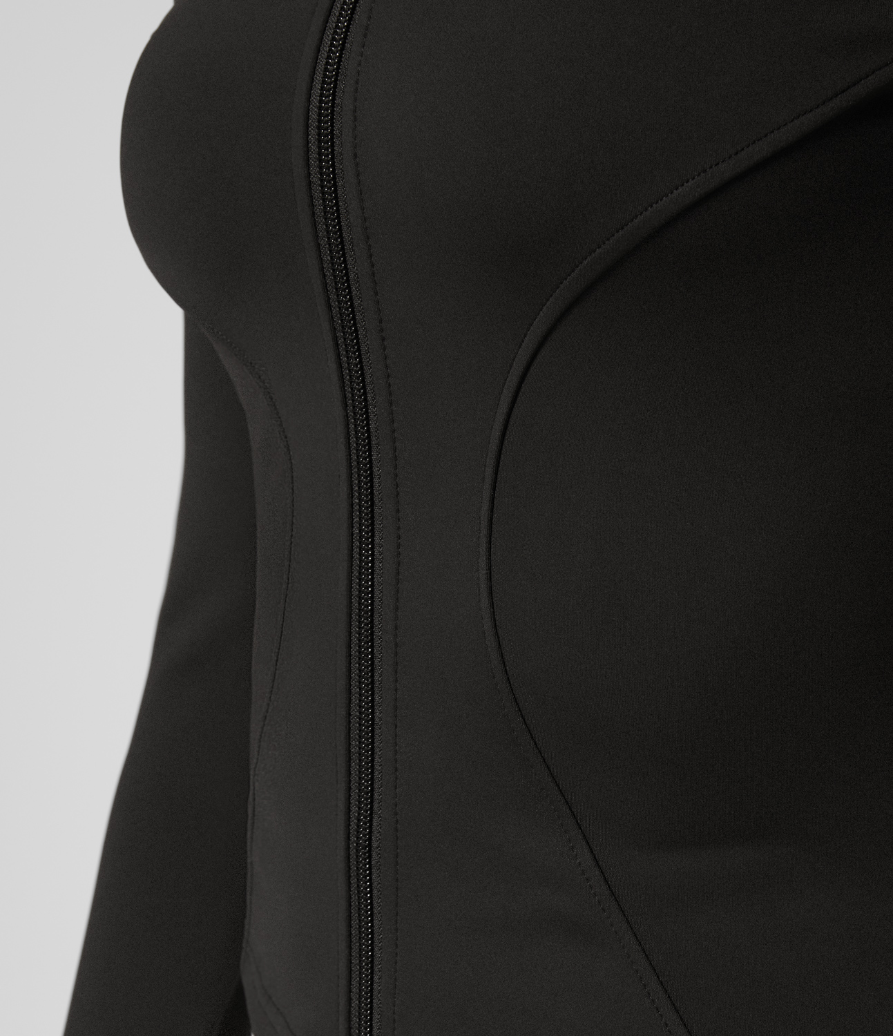 Halara Zipper Thumb Hole Yoga Jacket  - Black - XS 