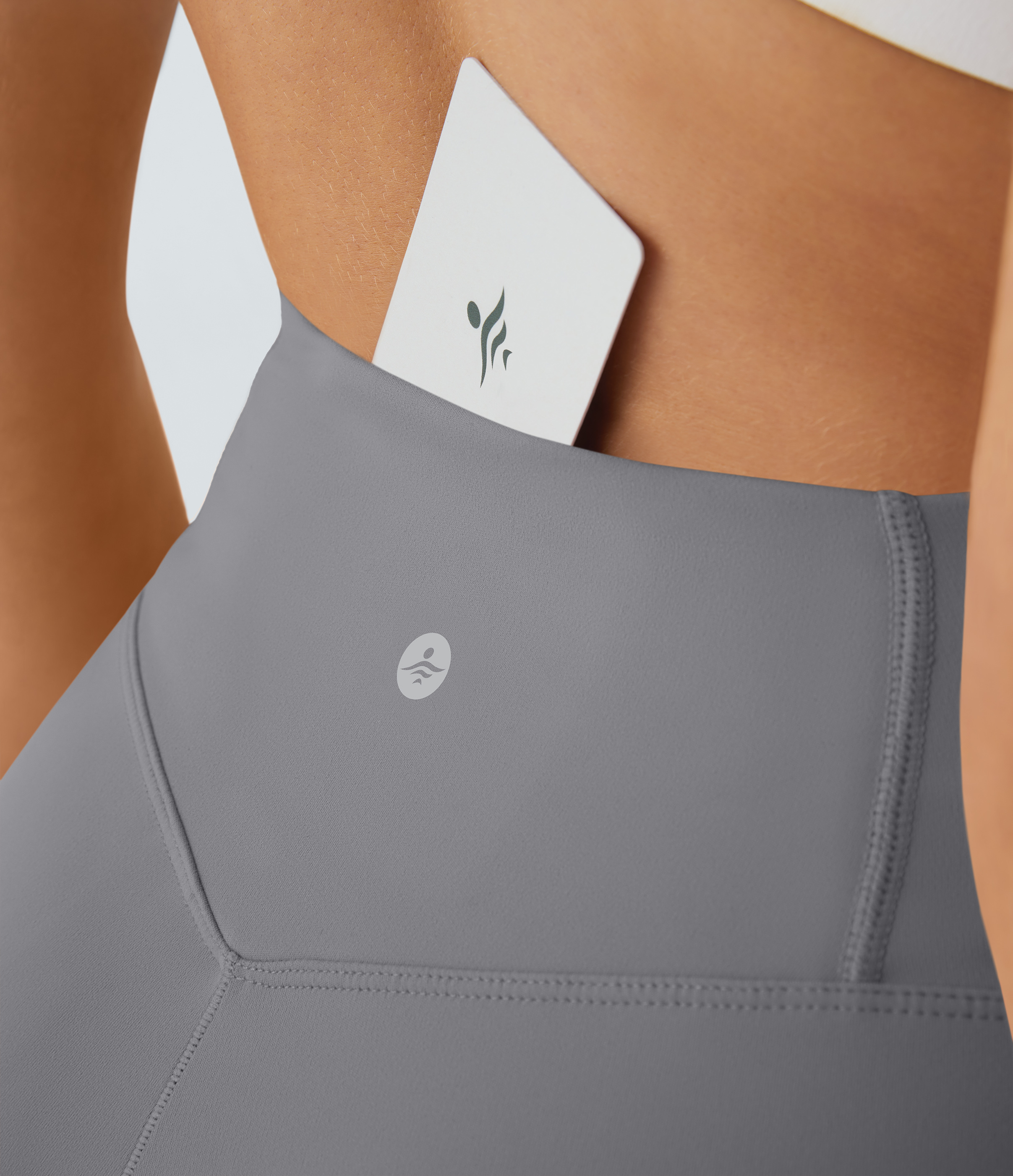 Halara Crossover High Waisted Back Pocket Super Flare Leggings  - Wet Weather - XS(petite) gym leggings leggings with pockets 
