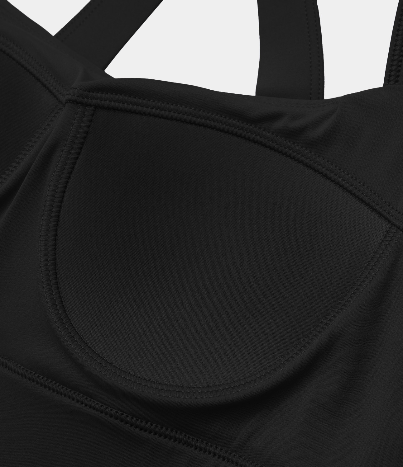 Halara Low Support U Neck Backless Crisscross Adjustable Yoga Sports Bra  - Black - XL push up bra strapless bra backless bra sticky bra 
