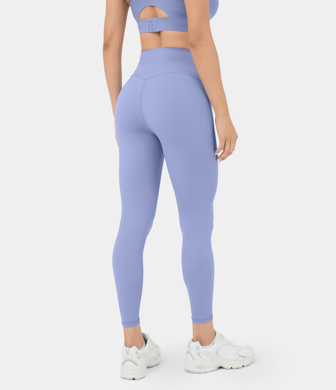 

Halara High Waisted Tummy Control Yoga Leggings - Baby Lavender -  gym leggings leggings with pockets leggings with butt lift