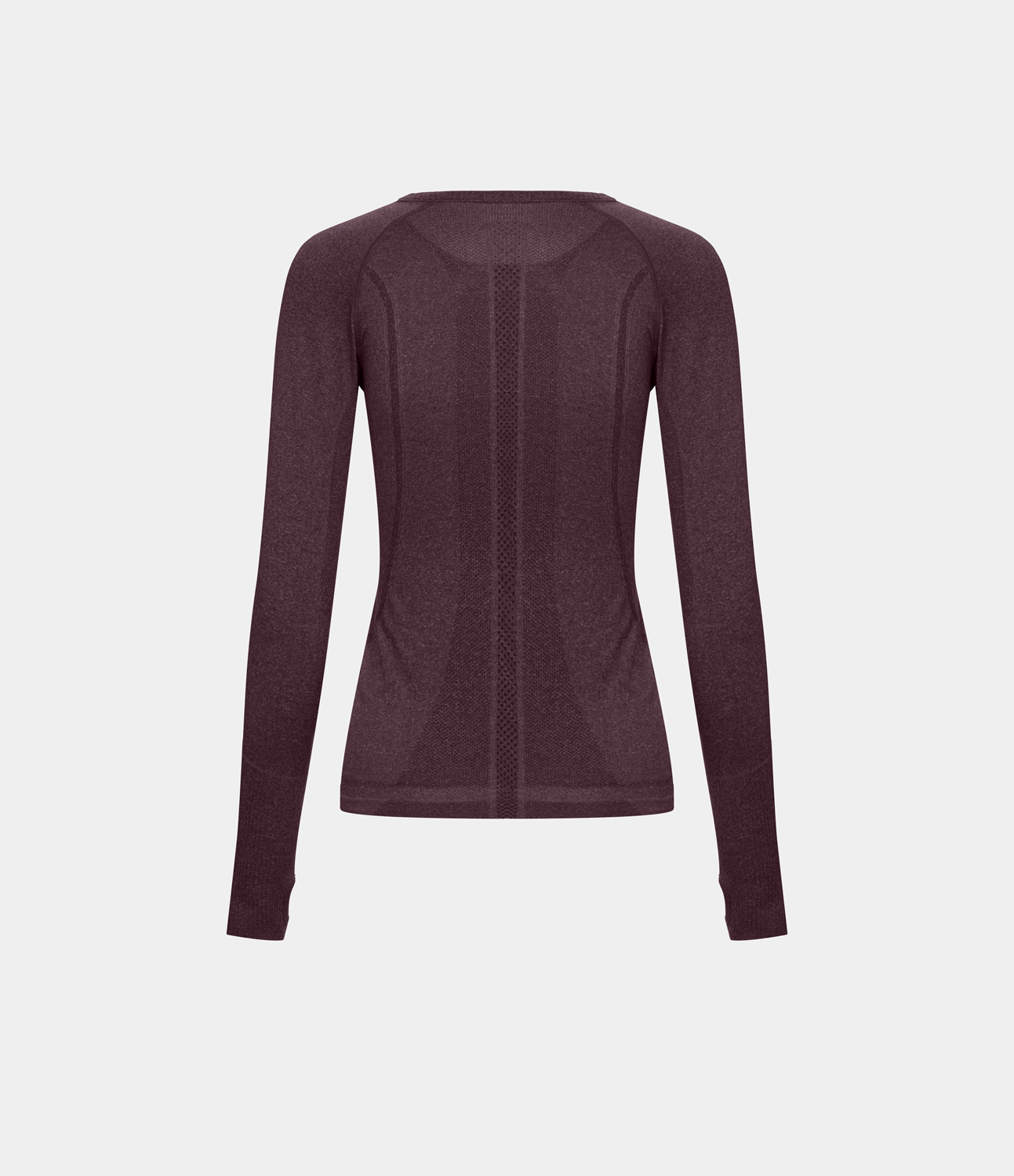 Halara Breathable Round Neck Thumb Hole Sports Top  - Jam - M 