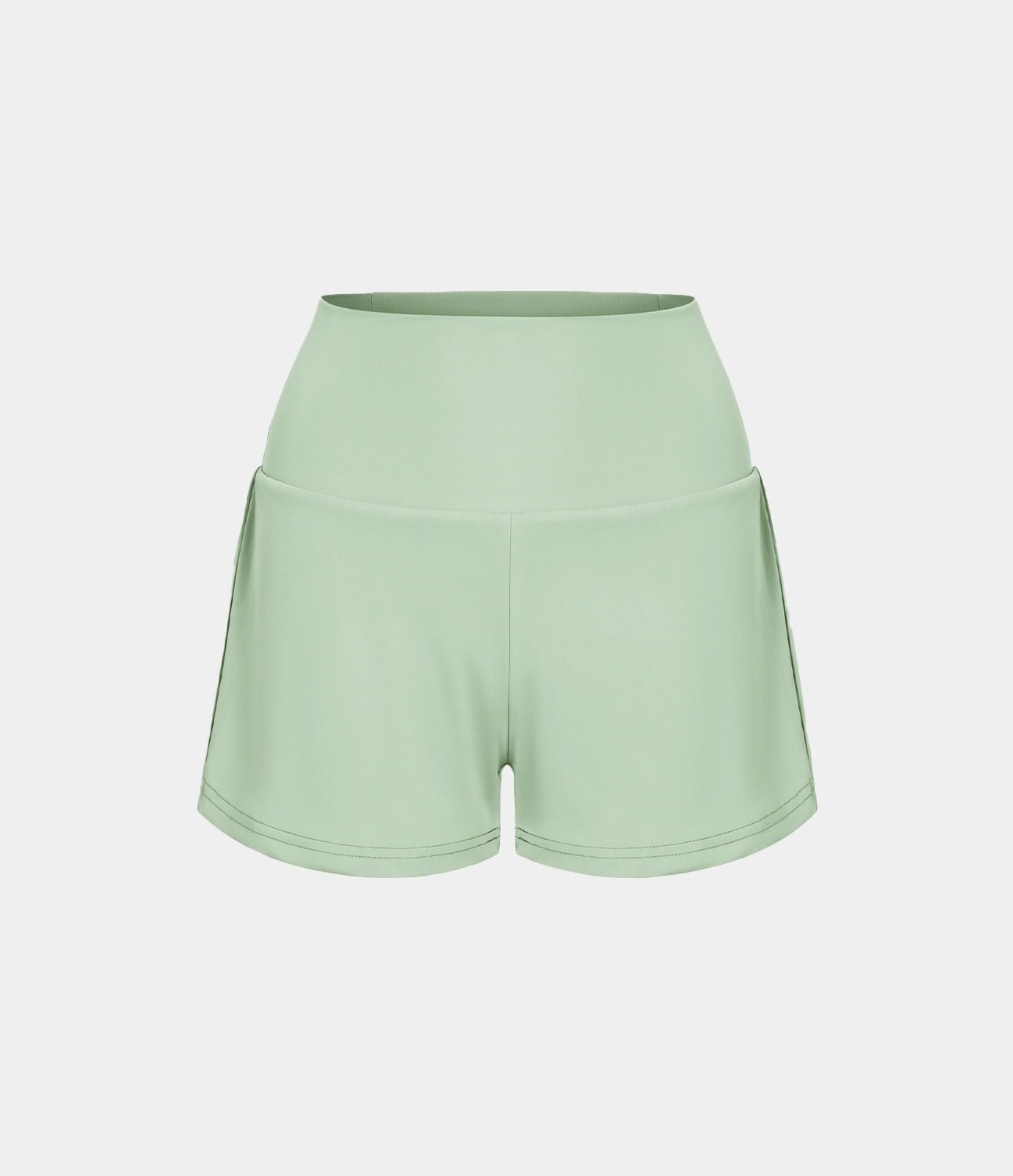 Halara Super High Waisted Back Pocket & Side Hidden Pocket 2-in-1 Yoga Shorts 2.5