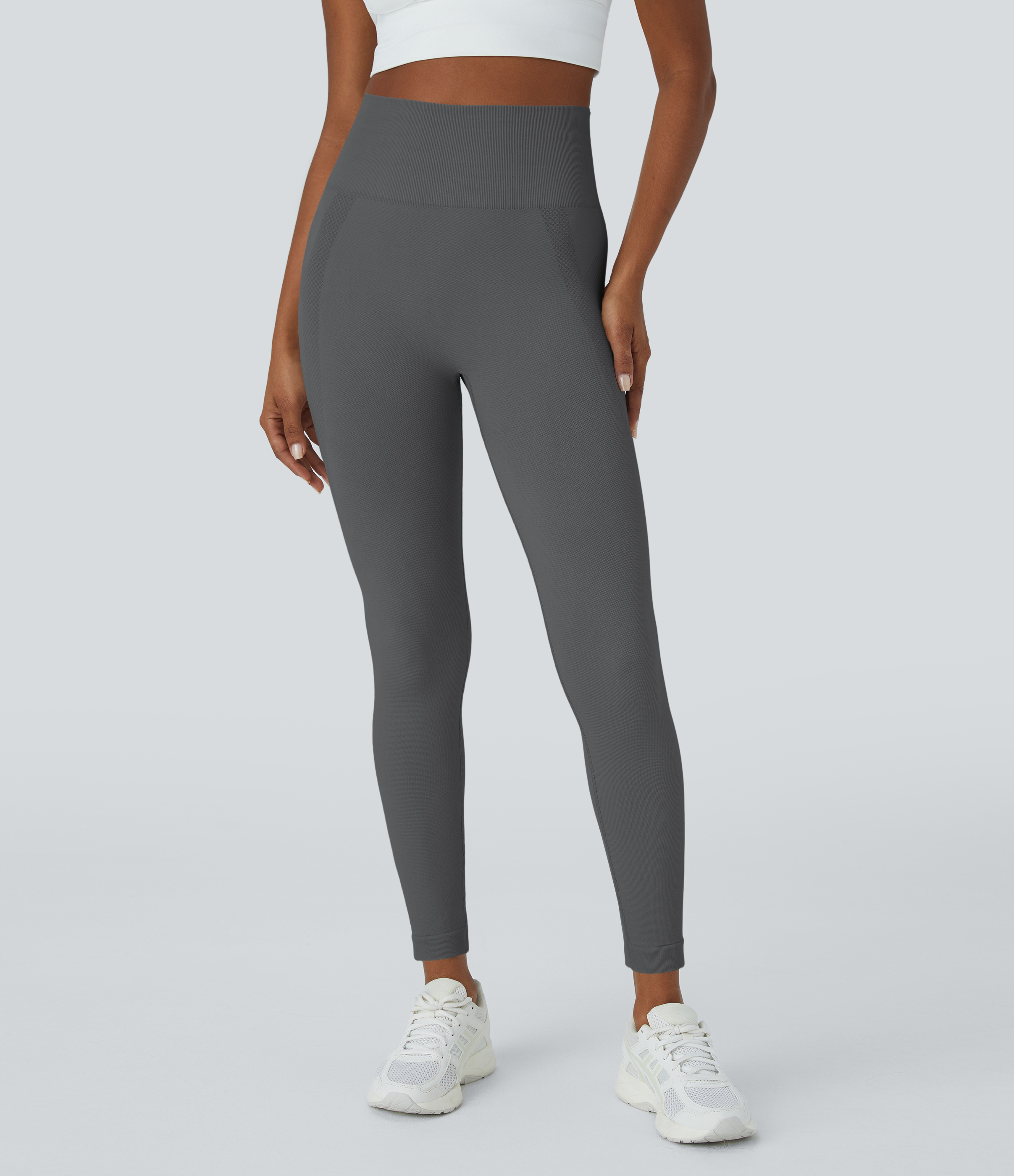 Eiffel Tower Legging yoga 7/8 taille haute froncé sans couture OneForm Seamless Flow / 2