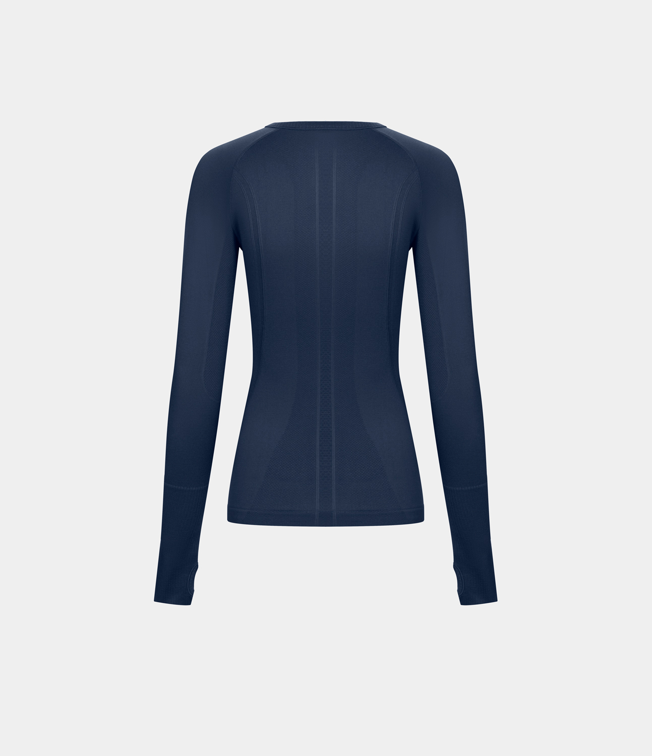 Halara Breathable Round Neck Thumb Hole Sports Top  - Blue Grey - L 