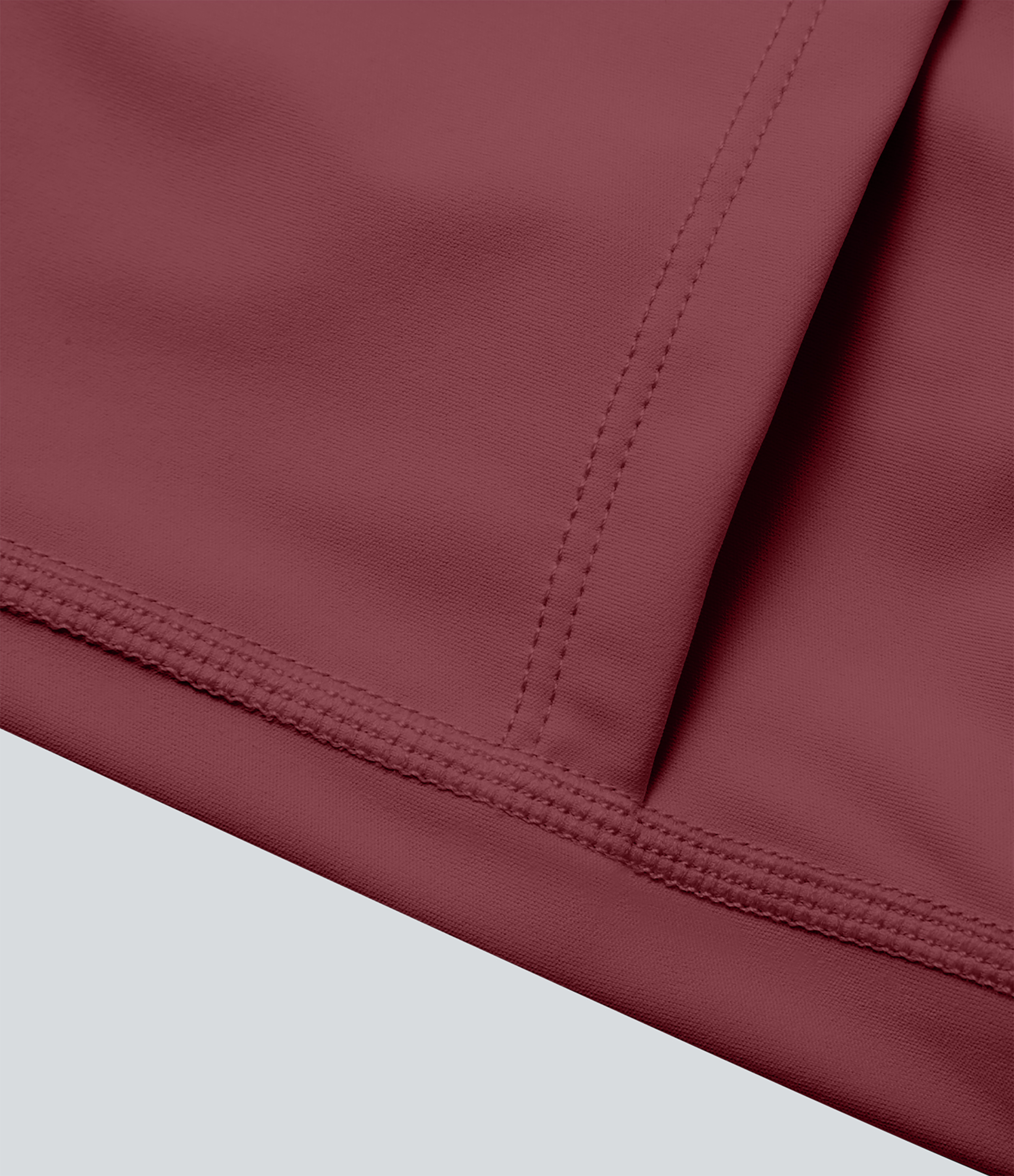 Halara Softlyzeroв„ў Airy Comfy High Waisted Crossover 2-in-1 Side Pocket Flare Cool Touch Tennis Skirt  - Cordovan - XL 