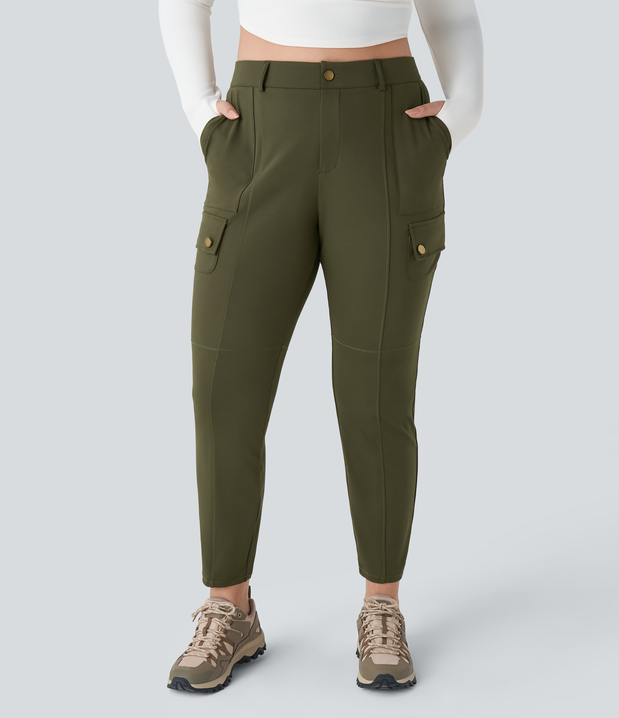 snowsong Cargo Pants Women Wide Leg Pants Woman 2023 Cargo