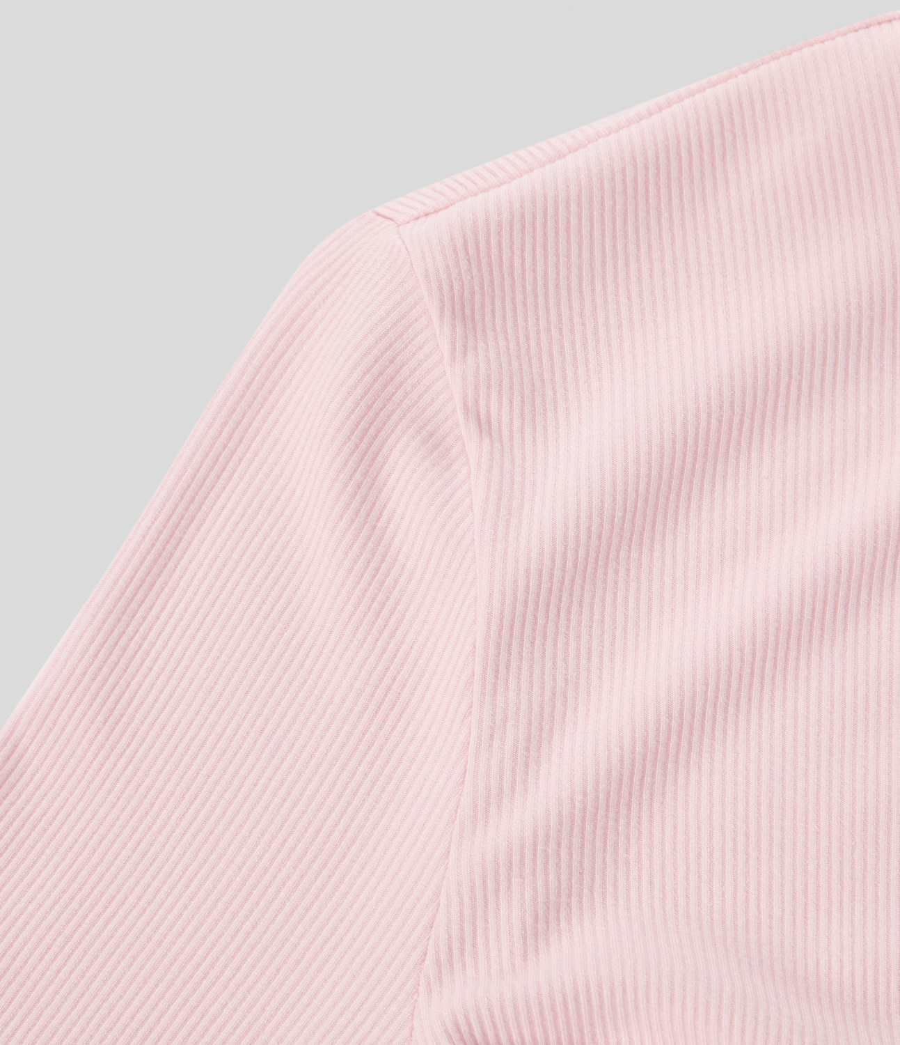 Halara Ribbed Knit High Collar Long Sleeve Casual Top Tank Top - Rose Haze Pink - M golf tops halter top tunic tops sleeveless tops 