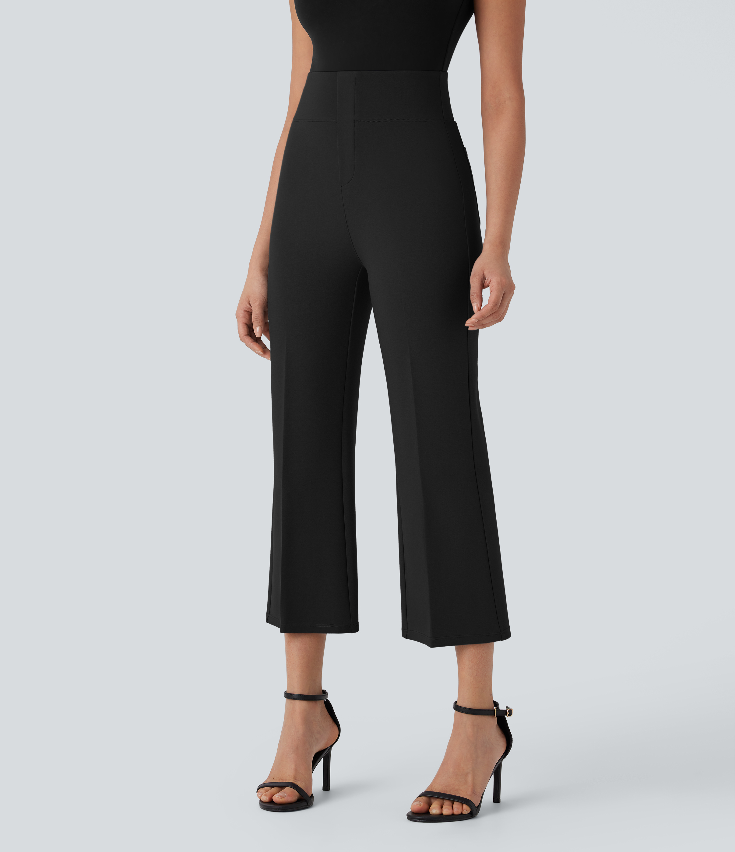 Halara Flex™ High Waisted Tummy Control Pocket Cropped Work Pants