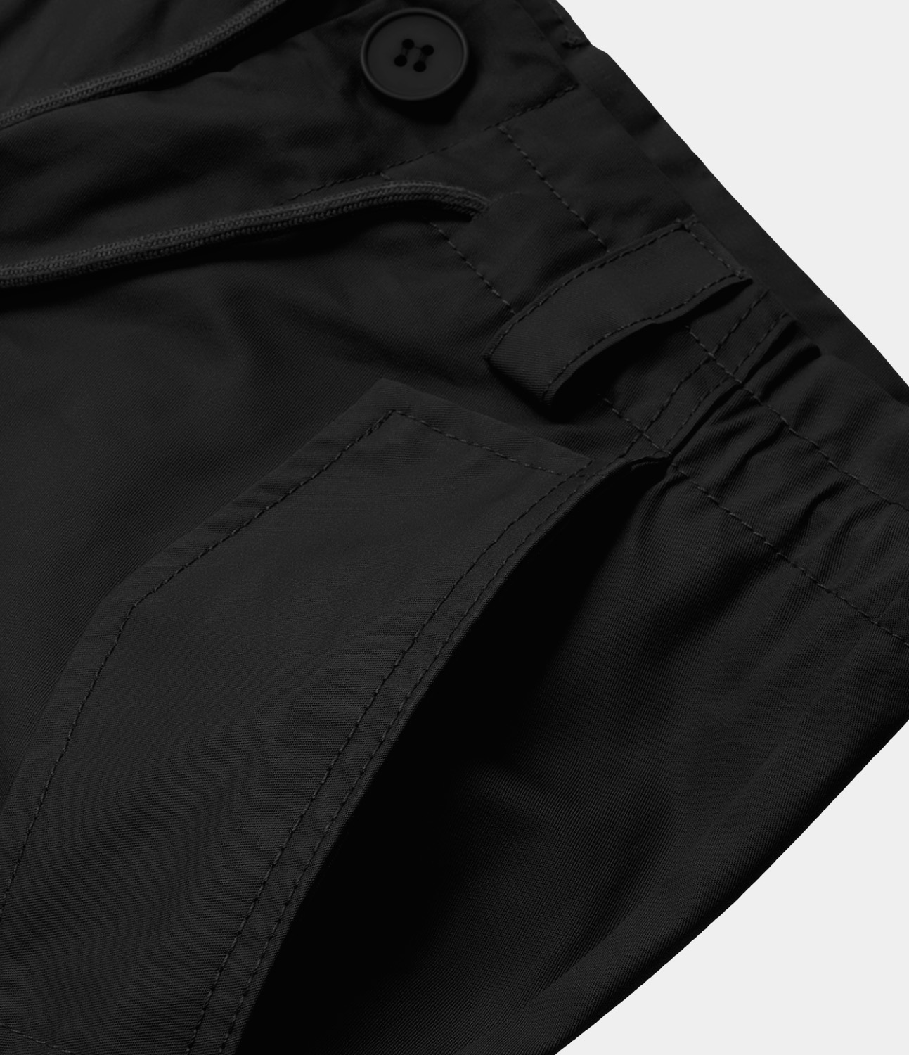 Women's Drawstring Button Zip Multi Pockets Wide Leg Casual Cargo Pants