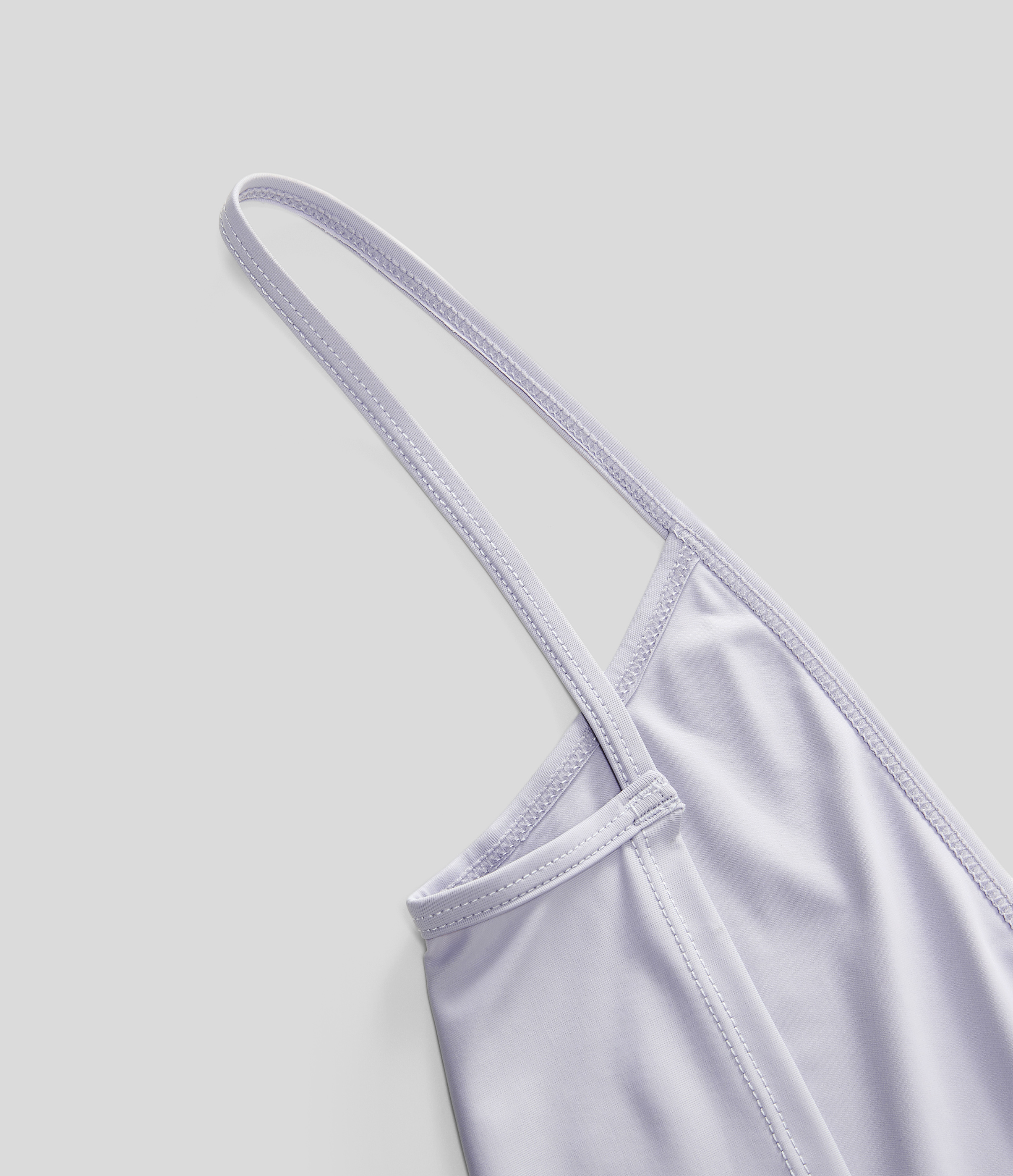 Halara Spaghetti Strap Crossover Backless Cover Up Wrap Cool Touch Resort Dress Casual Dress - Misty Lilac - L slip dress beach dress 