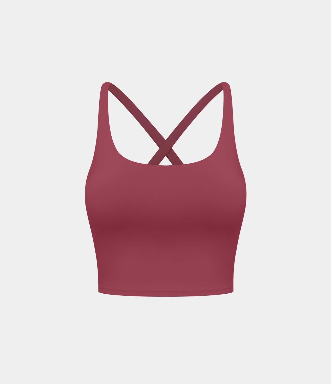 Halara Crisscross Backless Cropped Yoga Tank Top Tank Top - Dry Rose - S golf tops halter top tunic tops sleeveless tops backless top 