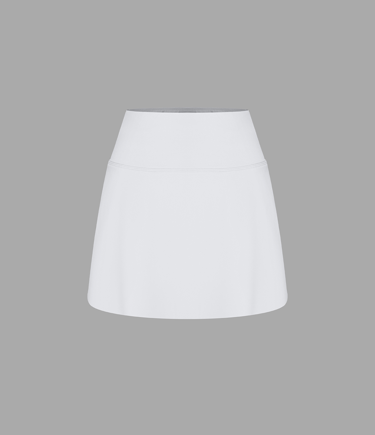 Halara Softlyzeroв„ў Airy High Waisted 2-in-1 Side Pocket Cool Touch Tennis Skirt  - White - XL midi skirt a line skirt golfing skirt 