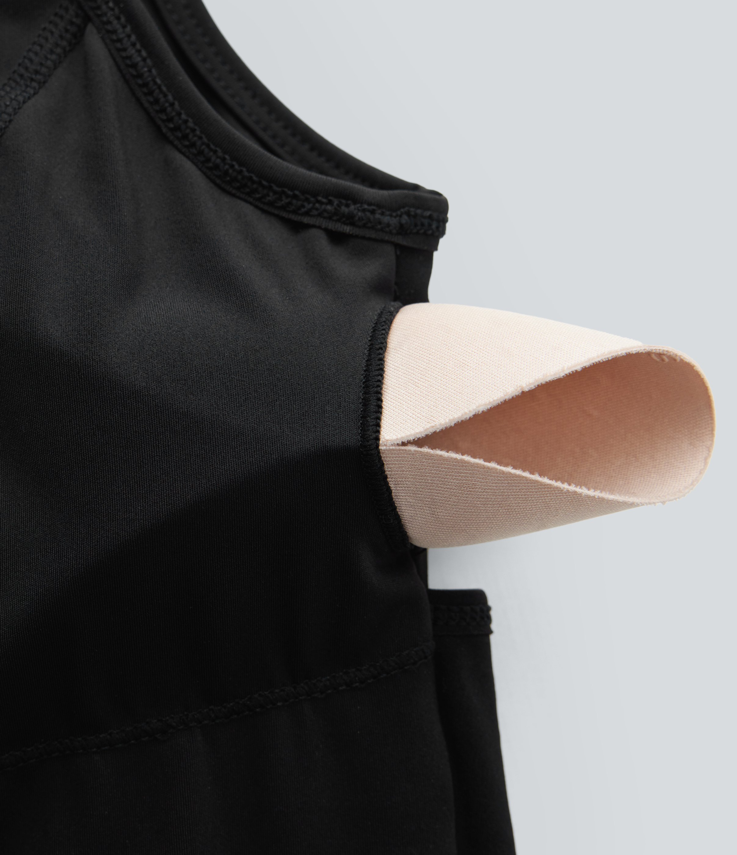 Halara Softlyzeroв„ў Airy Backless Crisscross U Neck 2-in-1 Side Pocket Mini Cool Touch Dance Active Dress Workout Dress - Black - XS 