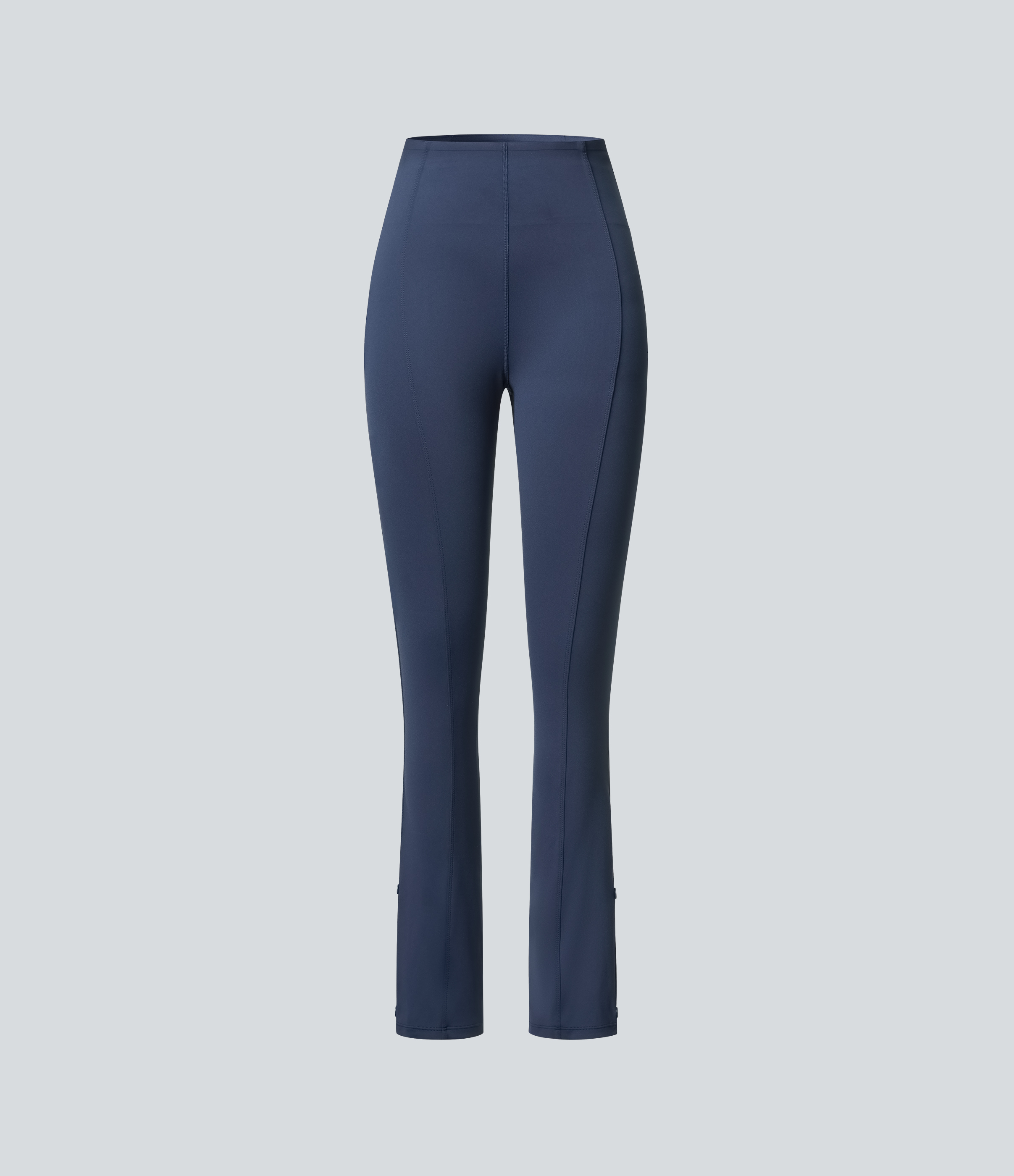 Halara EcoCloudfulв„ў Fabric High Waisted Tummy Control Adjustable Hem Work 7/8 Pants  - Midnight Blue - XL(7/8) 
