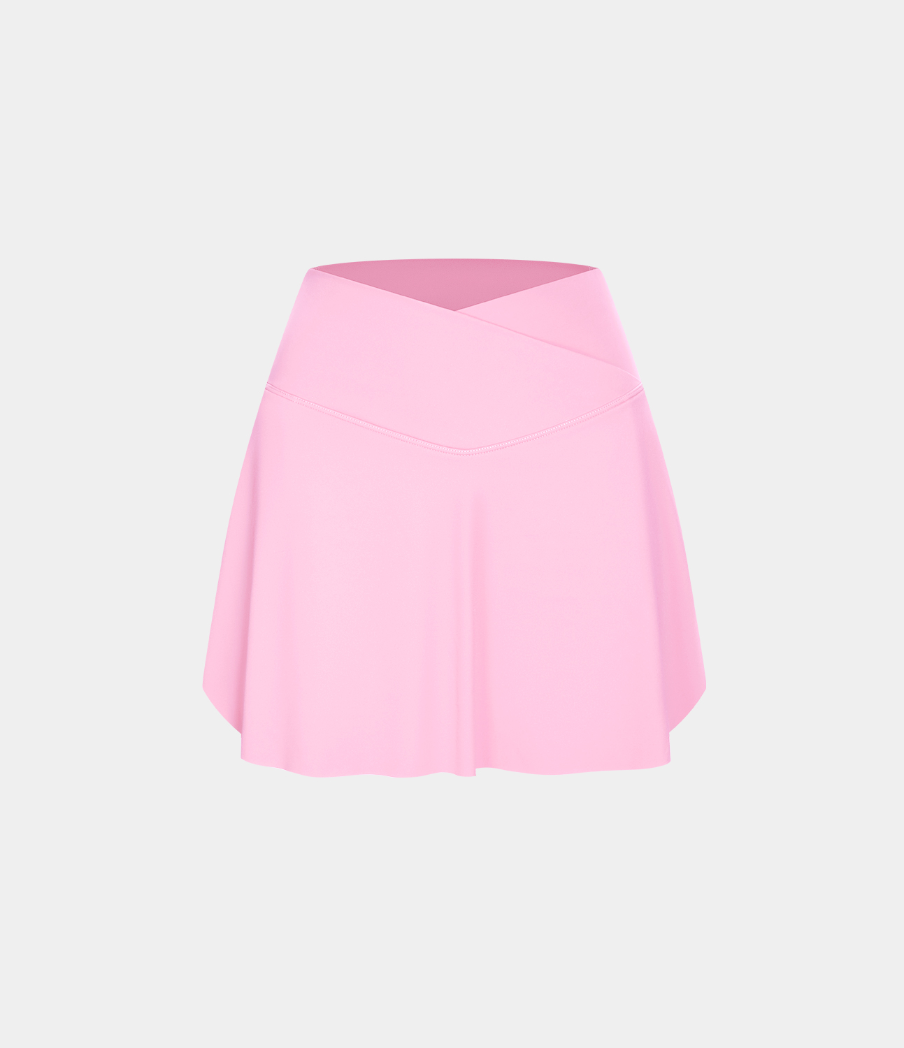 Halara Softlyzeroв„ў Airy Crossover Side Pocket 2-in-1 Cool Touch Tennis Skirt-Lucid-Longer Length  - Nosegay - M(Long) midi skirt a line skirt 