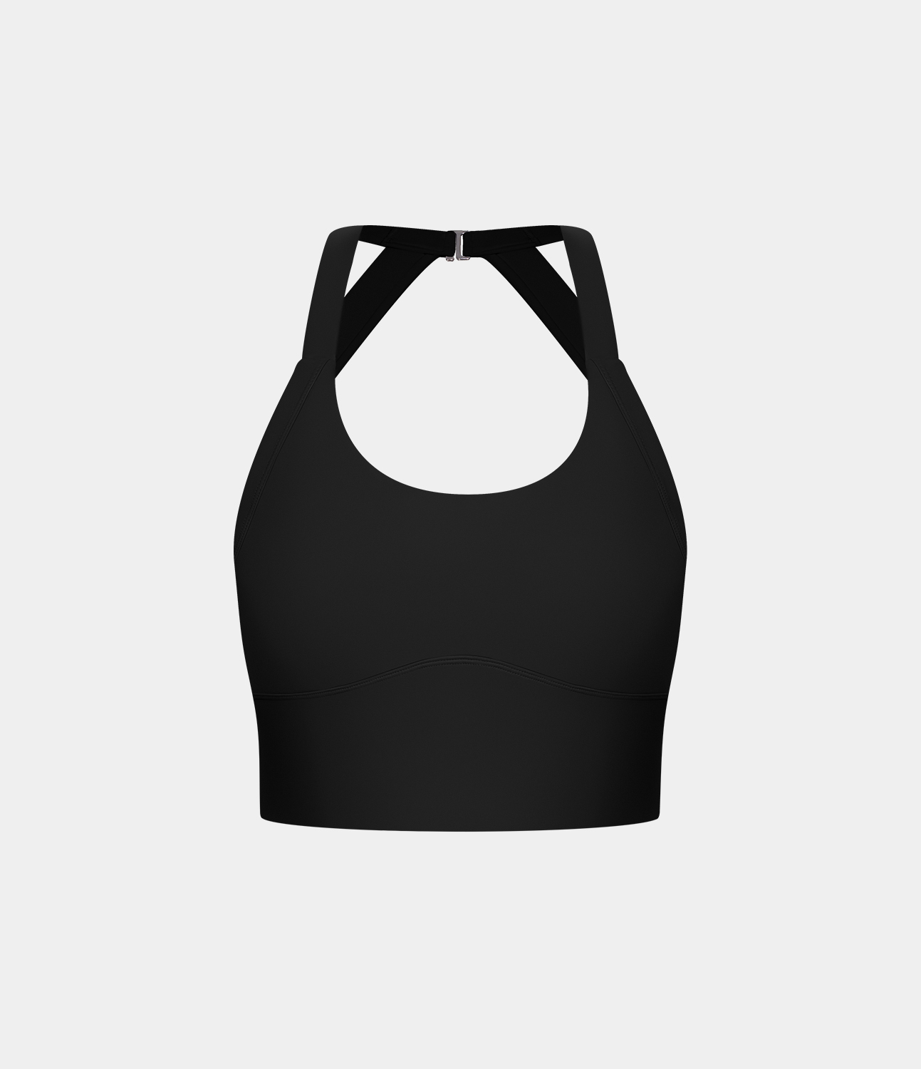 Halara Cloudfulв„ў Fabric Backless Cut Out Twisted Cropped Yoga Tank Top Tank Top - Black - XL golf tops halter top tunic tops sleeveless tops 
