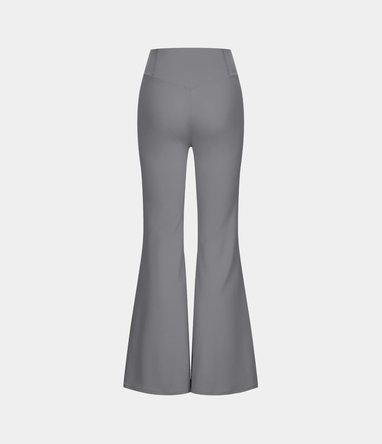 Halara Crossover High Waisted Back Pocket Super Flare Leggings  - Wet Weather - XS(petite) gym leggings leggings with pockets 