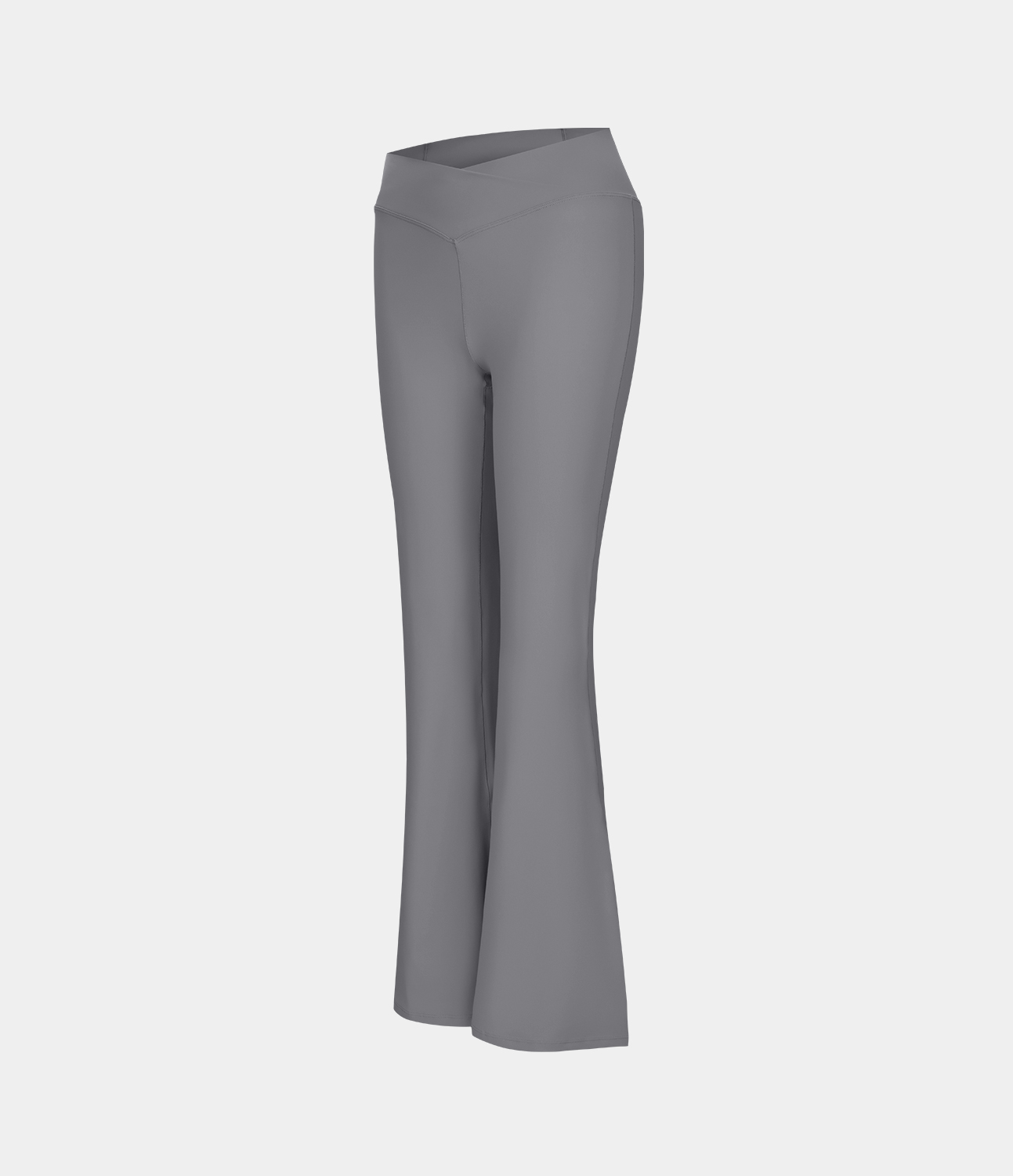Halara Crossover High Waisted Back Pocket Super Flare Leggings  - Wet Weather - XS(petite) gym leggings leggings with pockets 