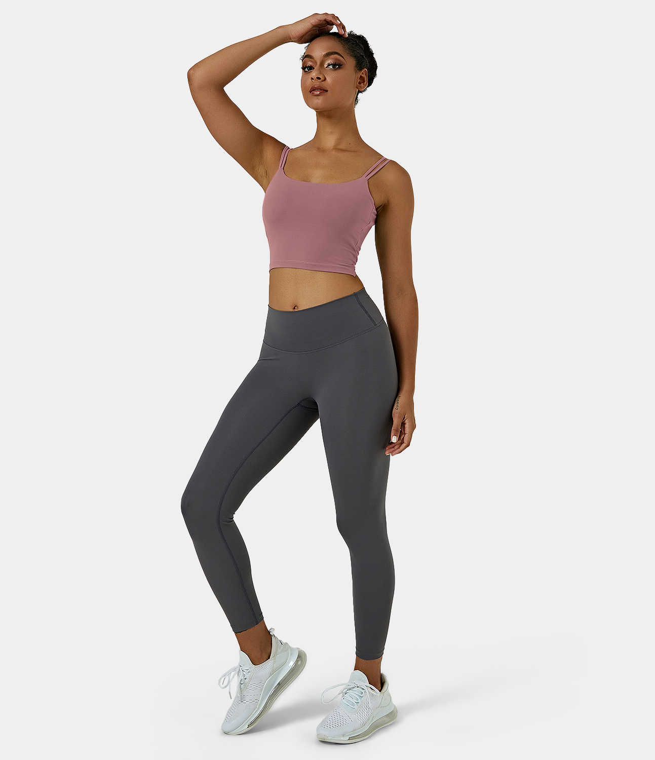 backless workout crop top