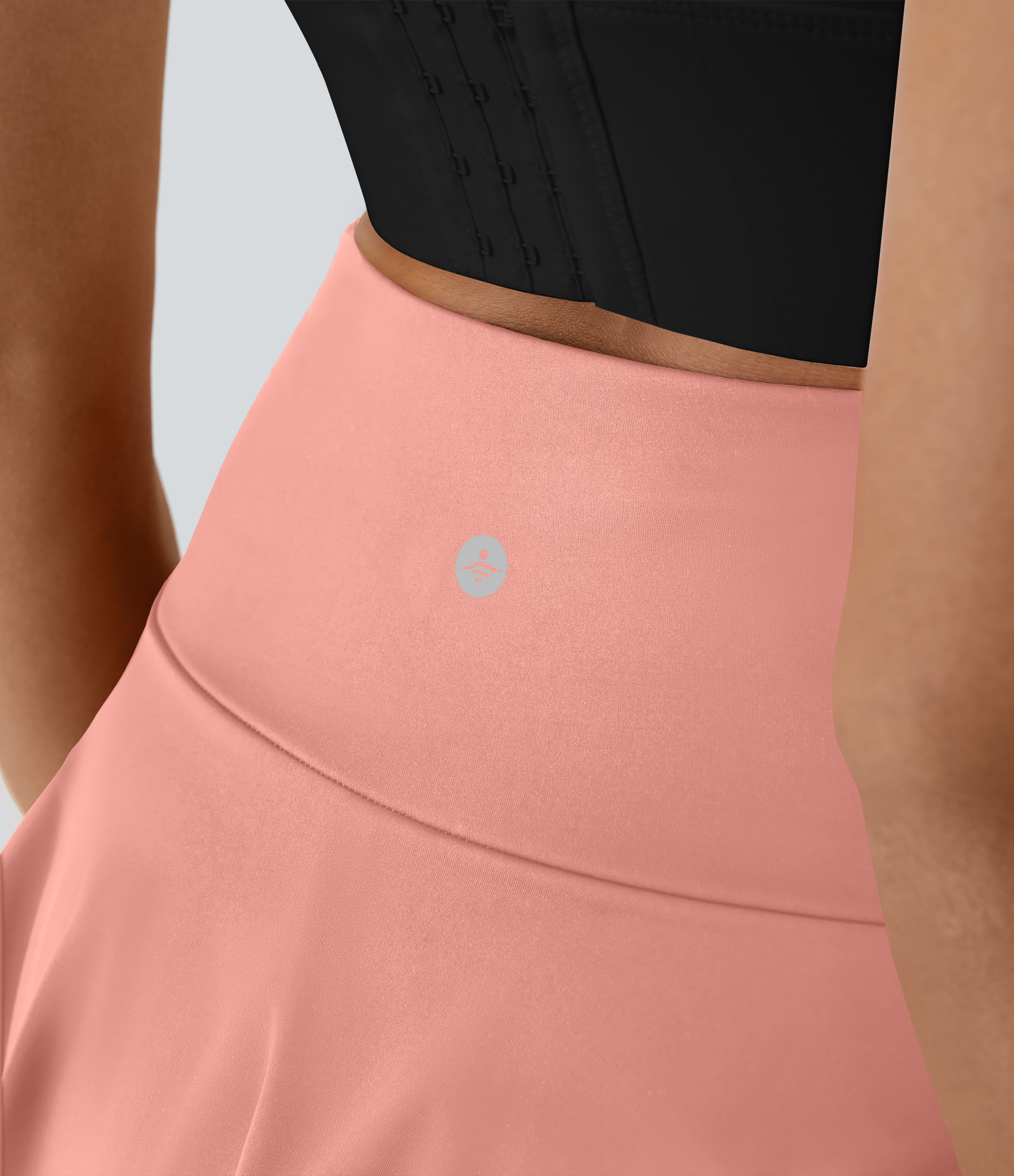 Halara Everyday Cloudfulв„ў Air Fabric 2-in-1 Cool Touch Tennis Skirt-Marvelous  - Peach Melba - L midi skirt a line skirt golfing skirt 