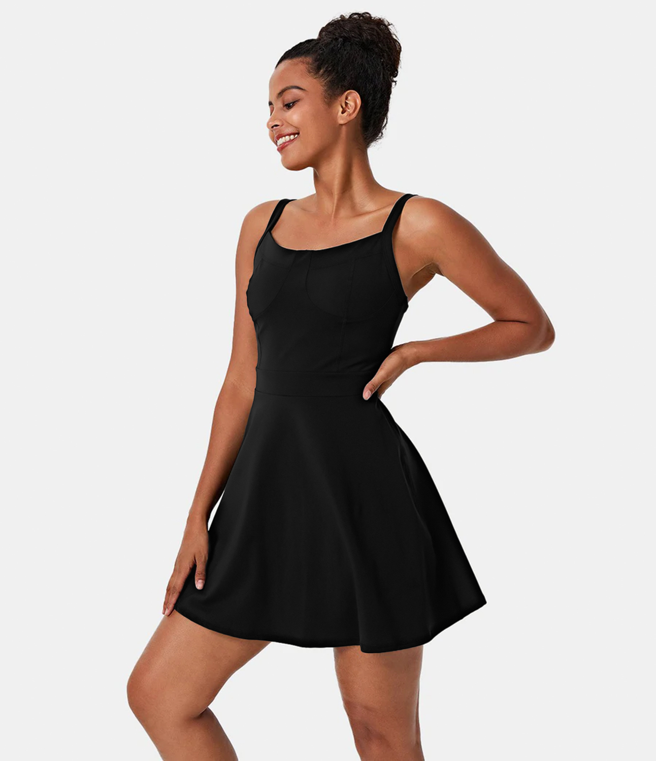 dress with shorts halara