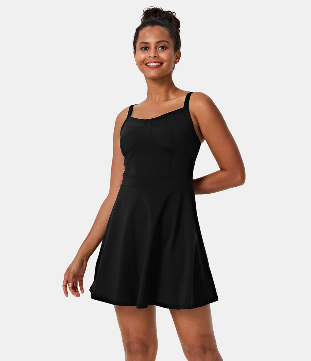 dress with shorts halara
