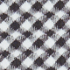Black White Diagonal Plaid