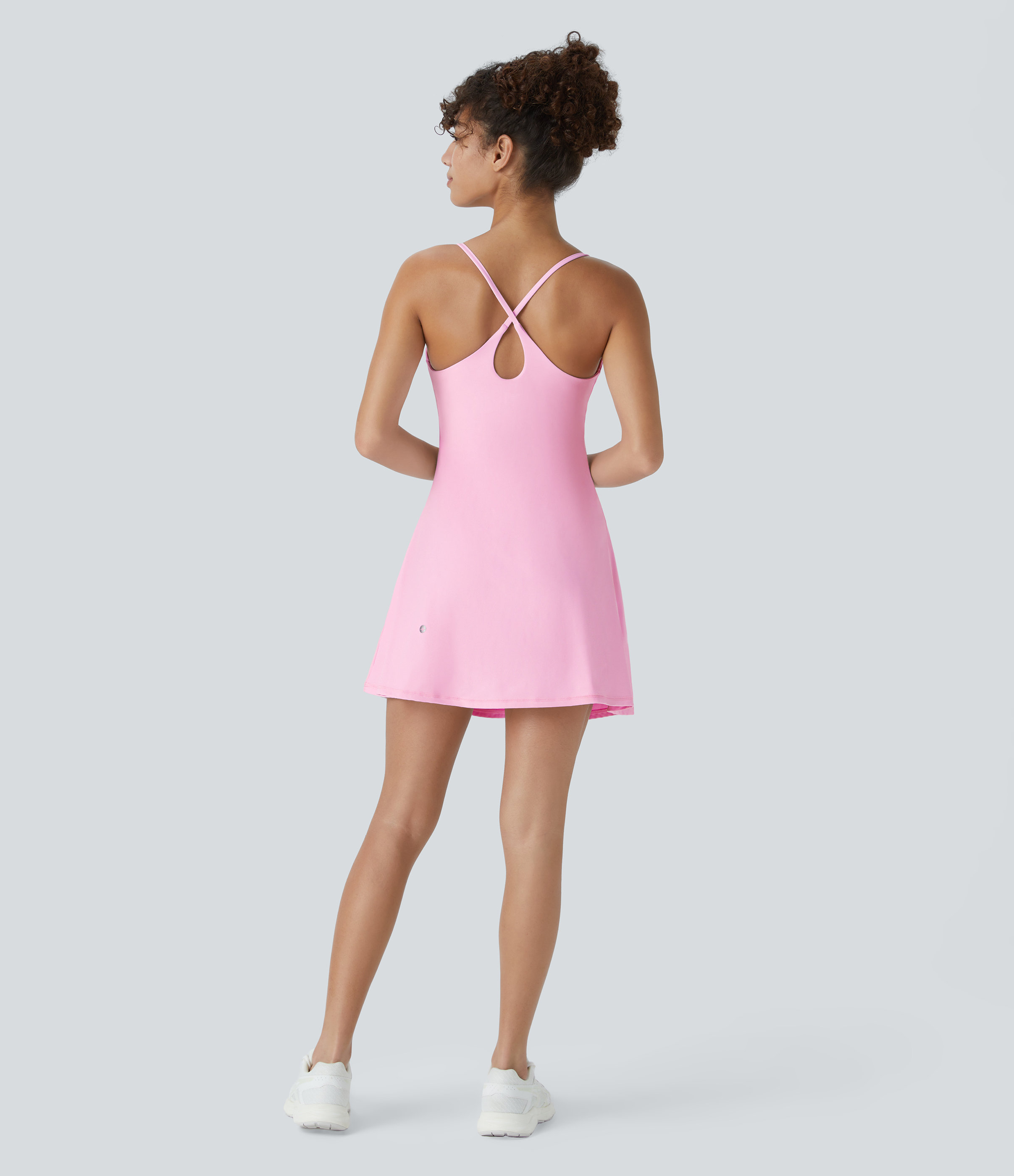 Halara Softlyzeroв„ў Plush Backless Active Dress Workout Dress - Nosegay - XS 