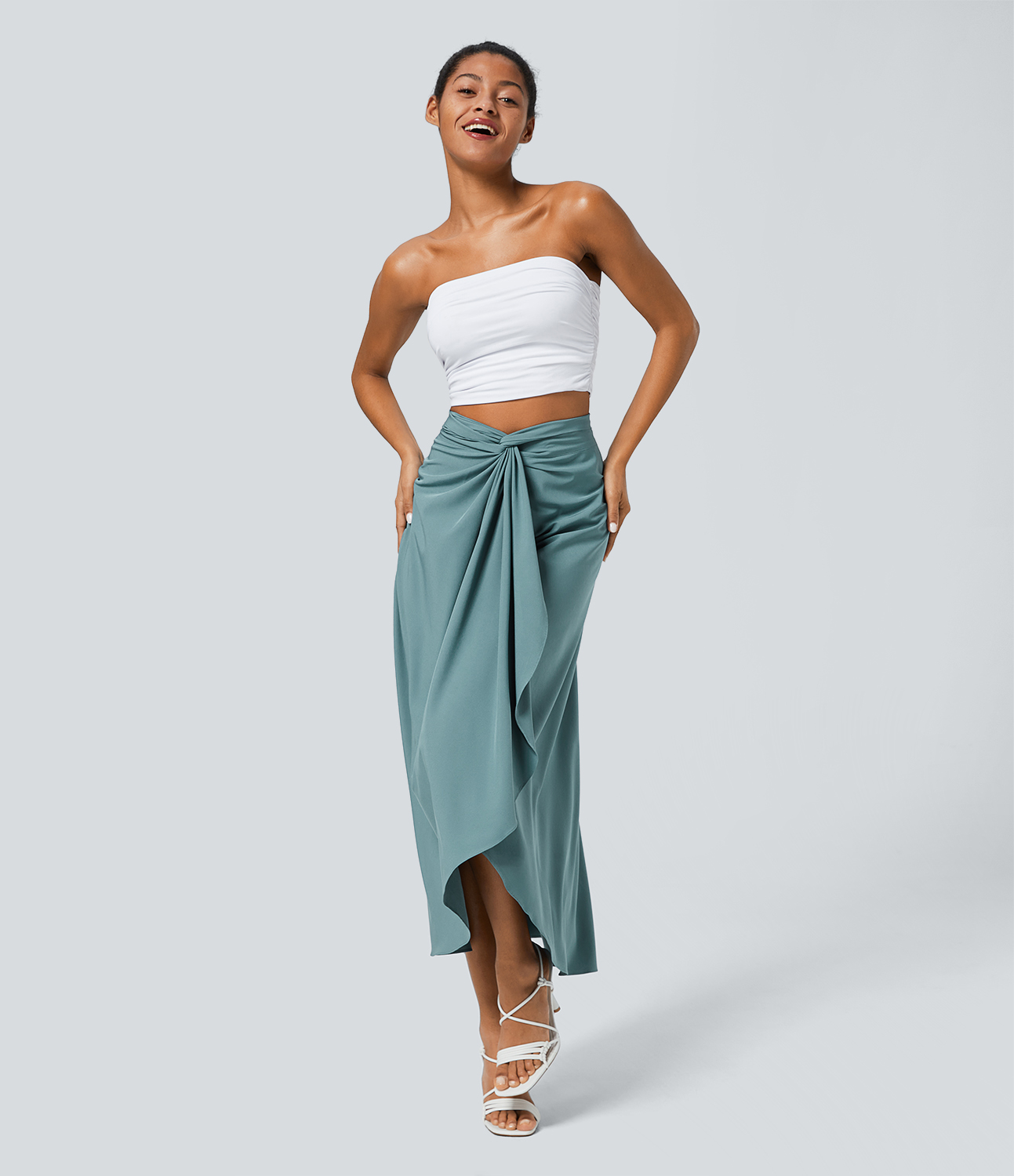 Women's Breezeful™ High Waisted Twisted Wrapped Tie Back