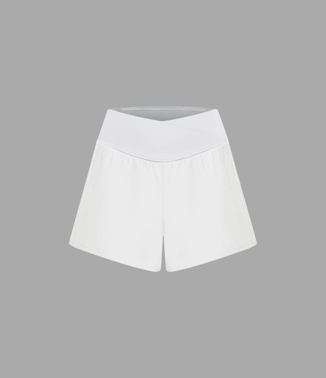 Halara Breezefulв„ў High Waisted Crossover Side Pocket 2-in-1 Quick Dry Yoga Shorts 4