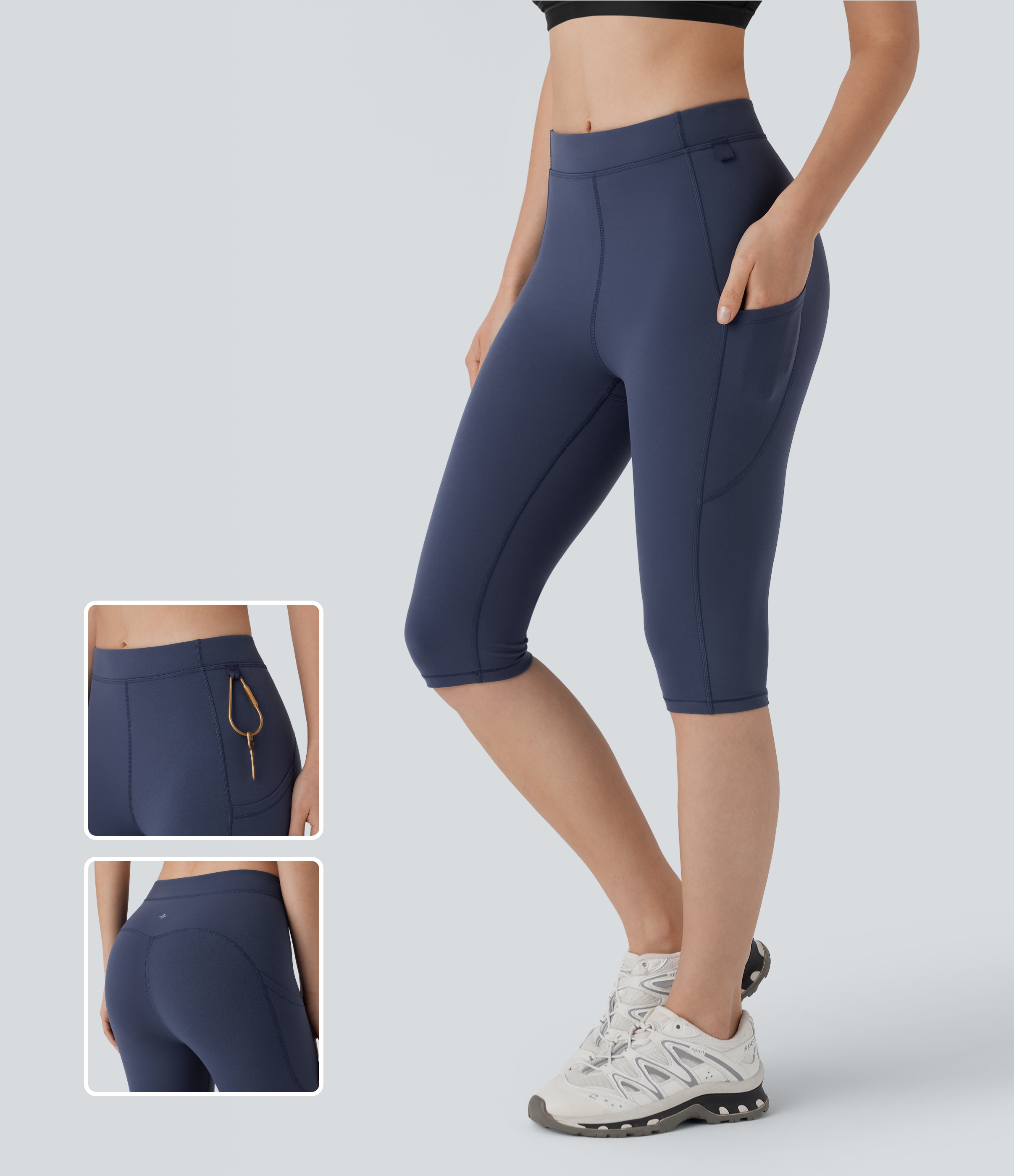 Leggings Halara UltraSculpt™ malla senderismo tiro alto bolsillo lateral