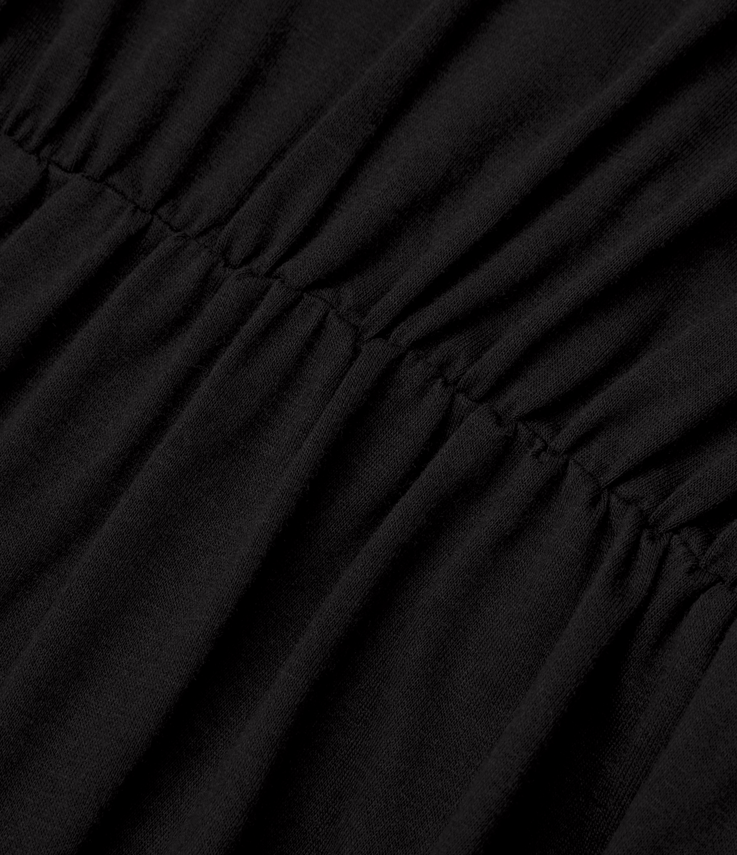 Halara Deep V Neck Sleeveless Plicated High Low Crossover Hem Flowy Midi Casual Dress Casual Dress - Black - XS slip dress beach dress 