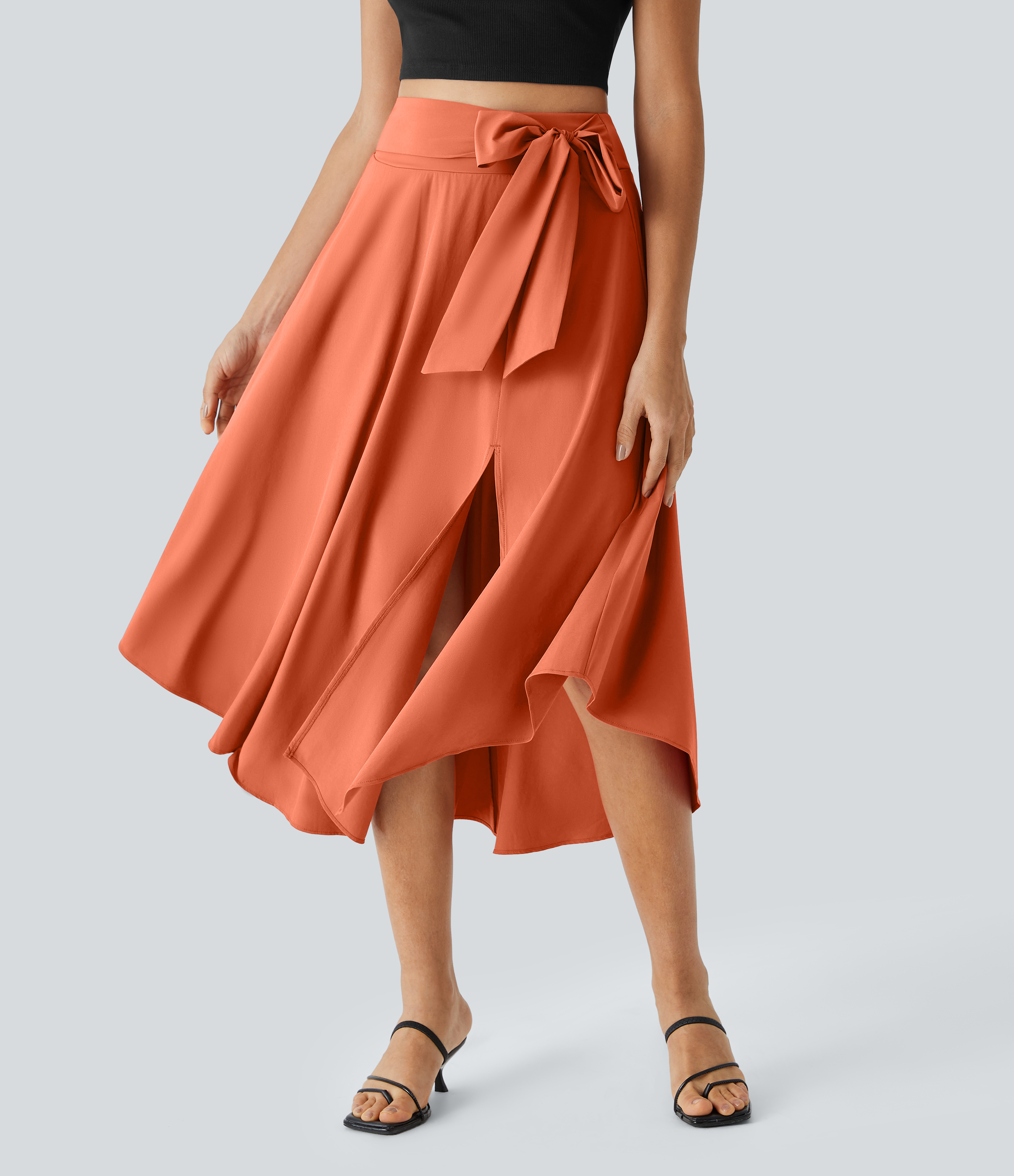 Women's Breezeful™ High Waisted Tie Side 2-in-1 Curved Hem