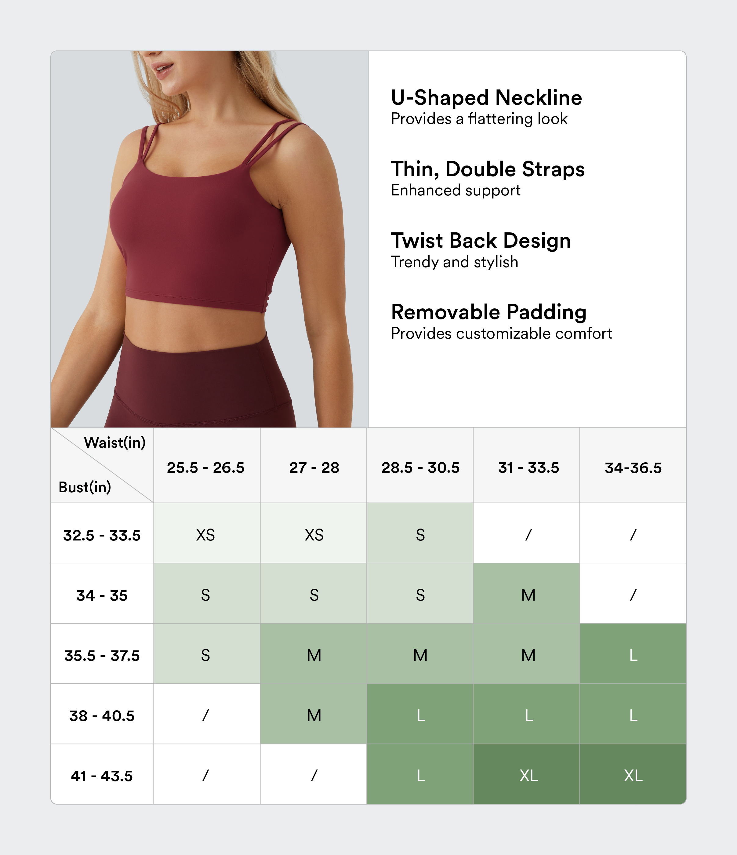 Halara In My Feels Double Straps Backless Twisted Cropped Yoga Tank Top Tank Top - Deep Wine - M golf tops halter top tunic tops 