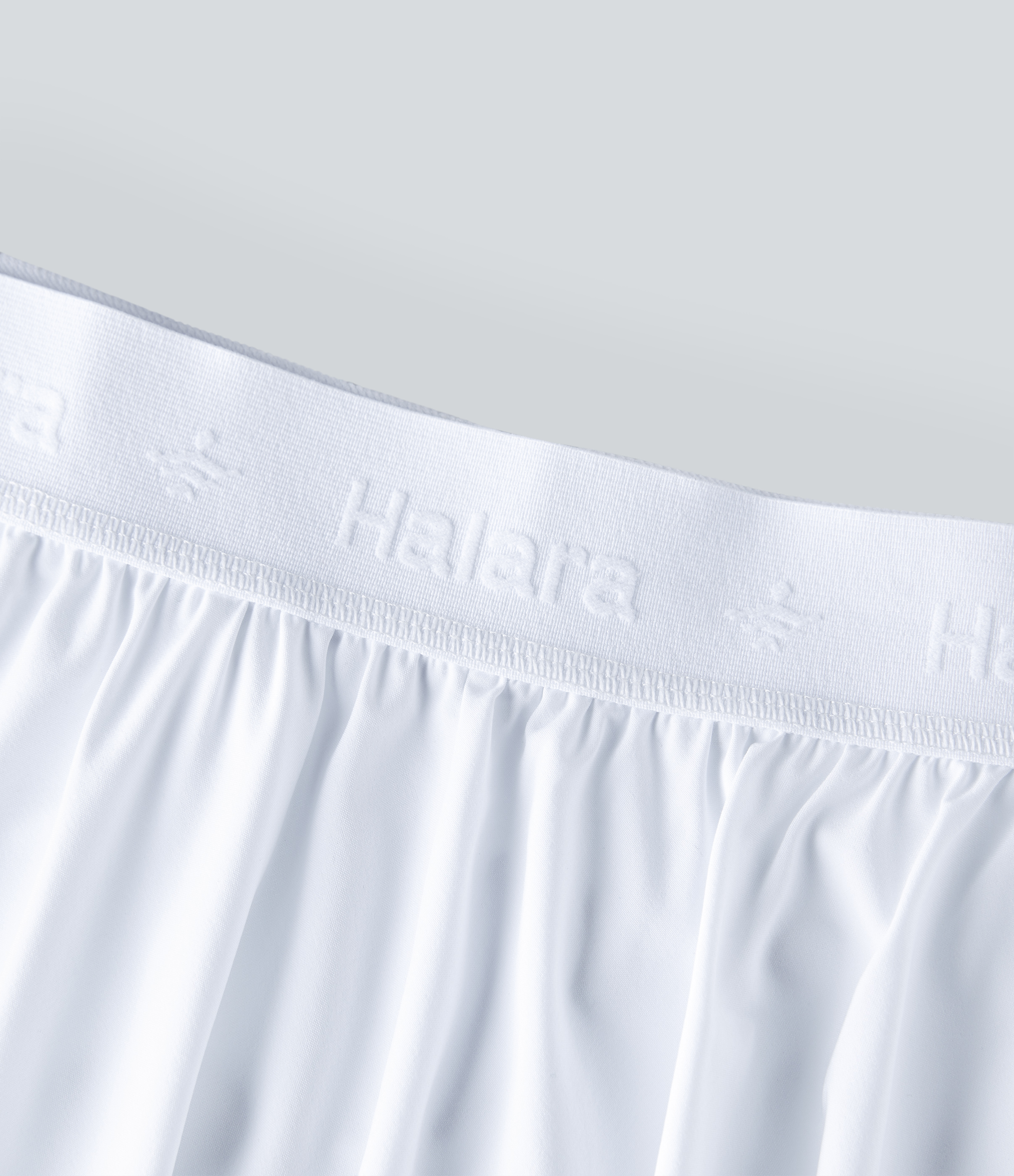 Halara Breezefulв„ў High Waisted Perforated 2-in-1 Side Pocket Flare Mini Quick Dry Yoga Skirt  - White - L(regular) midi skirt a line skirt 