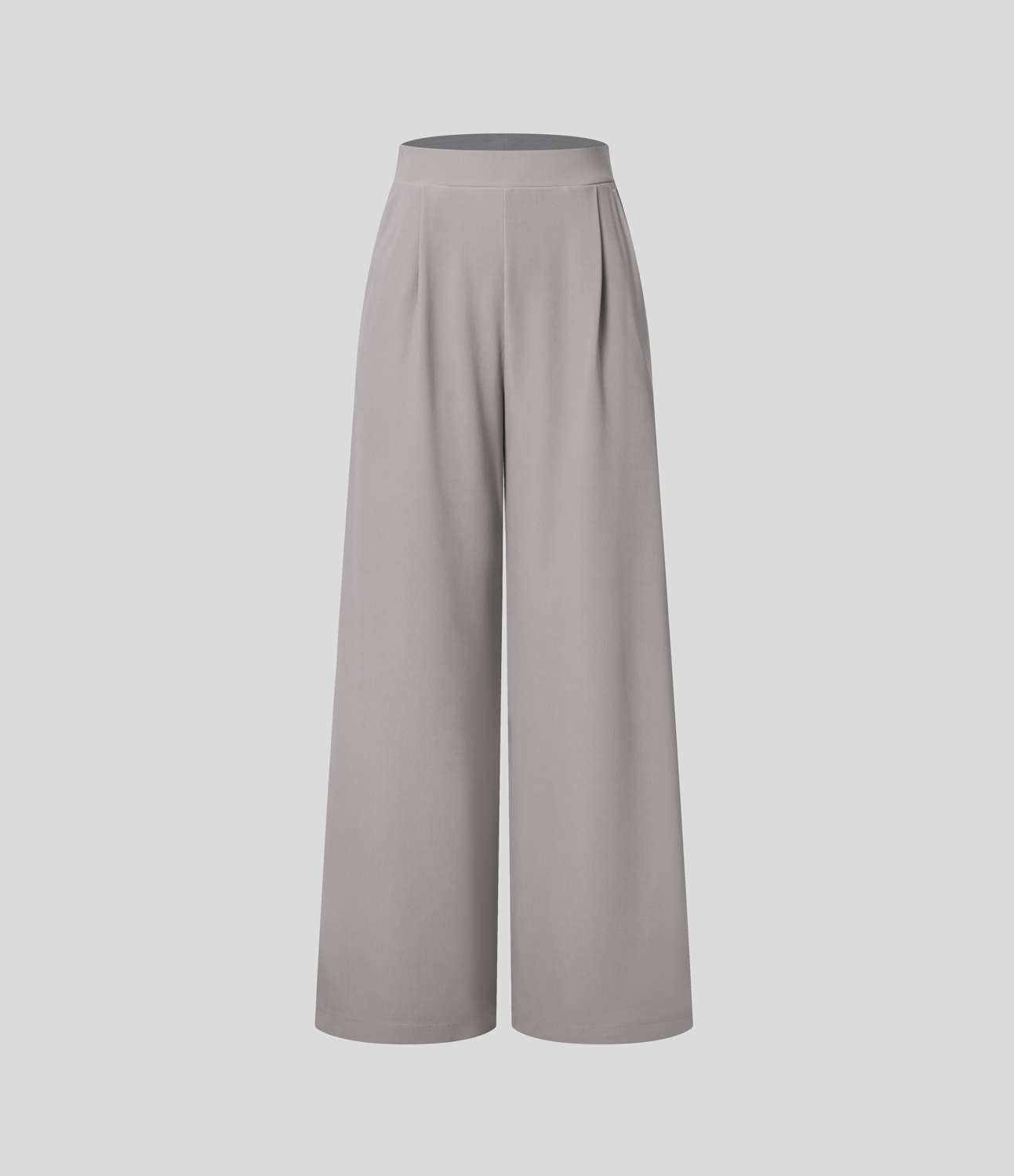 Halara Halara Flexв„ў High Waisted Body Sculpt Waist-Slimming Side Pocket Wide Leg Micro Waffle Work Pants  - Satellite - M(tall) sweatpants 