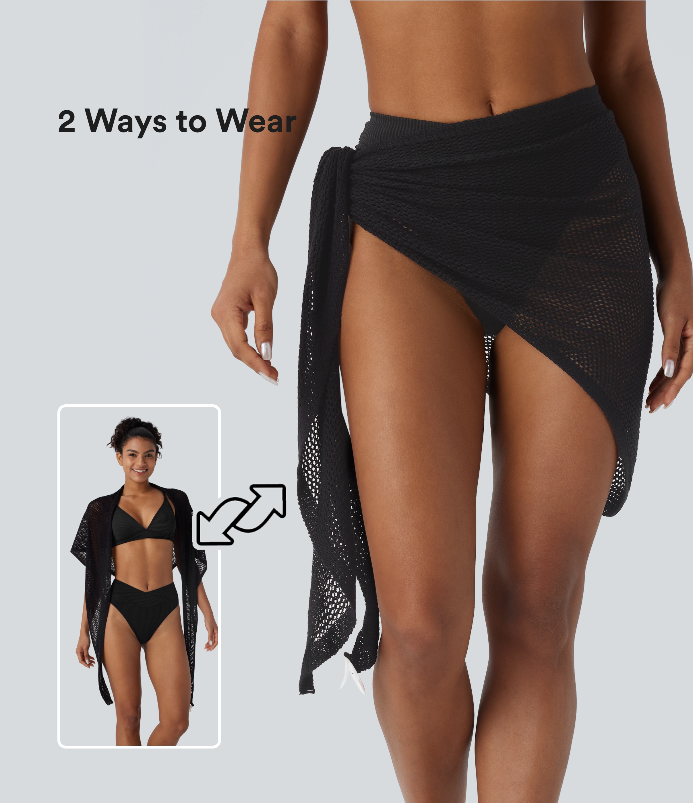 Hollow Out Swim Cover Up