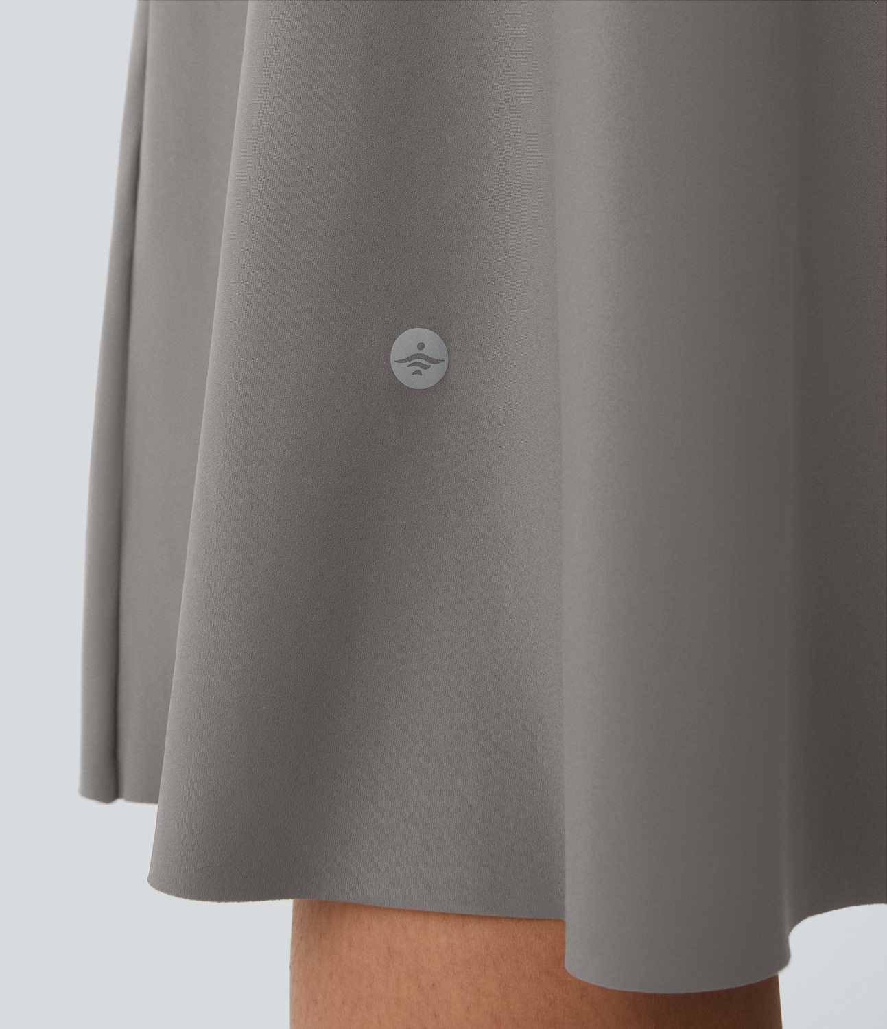 Halara Everyday Midi Chill Dress-La Land Casual Dress - Steeple Gray - XL slip dress beach dress ruched dress halter dress exercise dress 
