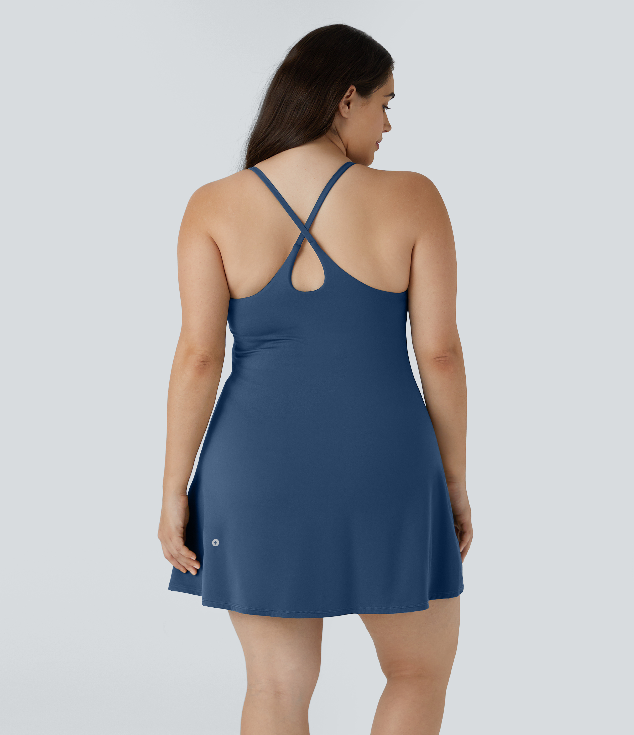 Halara Everyday Cloudfulв„ў Fabric Plus Size Dress-Wannabe  - Dark Turquoise - 2X 