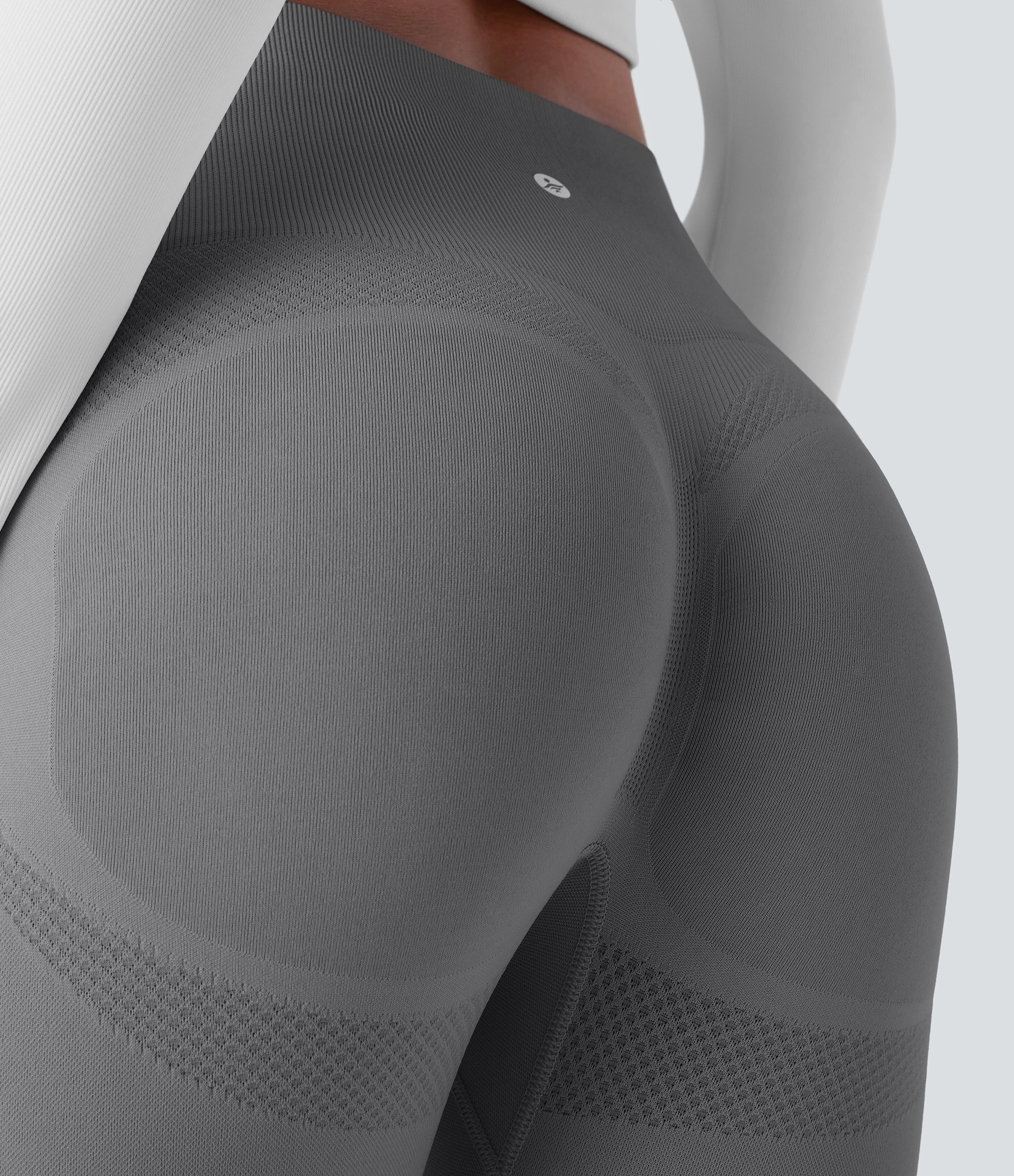 Halara Seamless Flow High Waisted Tummy Control Butt Lifting 7/8 Yoga Leggings  - Eiffel Tower - XL(7/8) gym leggings leggings with pockets 