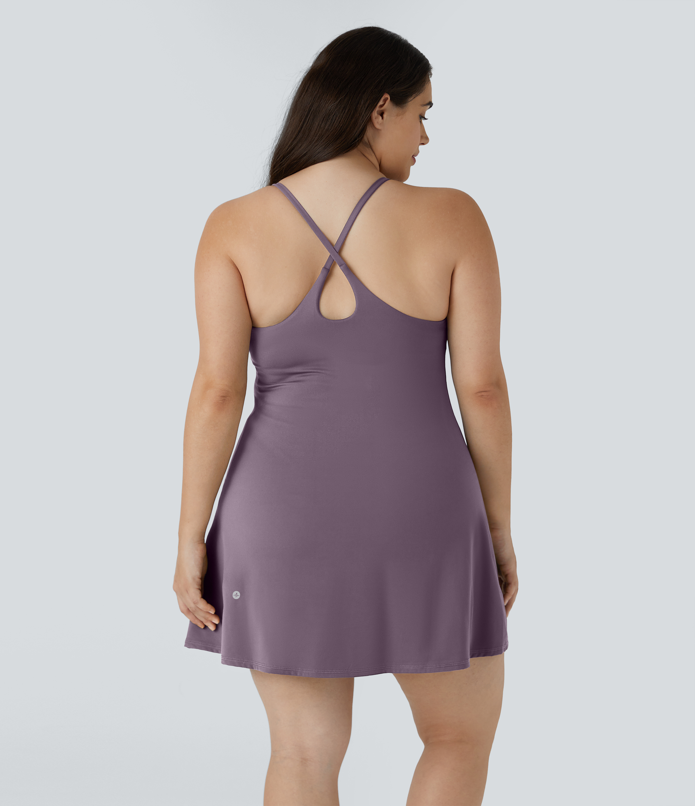 Halara Everyday Cloudfulв„ў Fabric Plus Size Dress-Wannabe  - Tulip Purple - 3X 