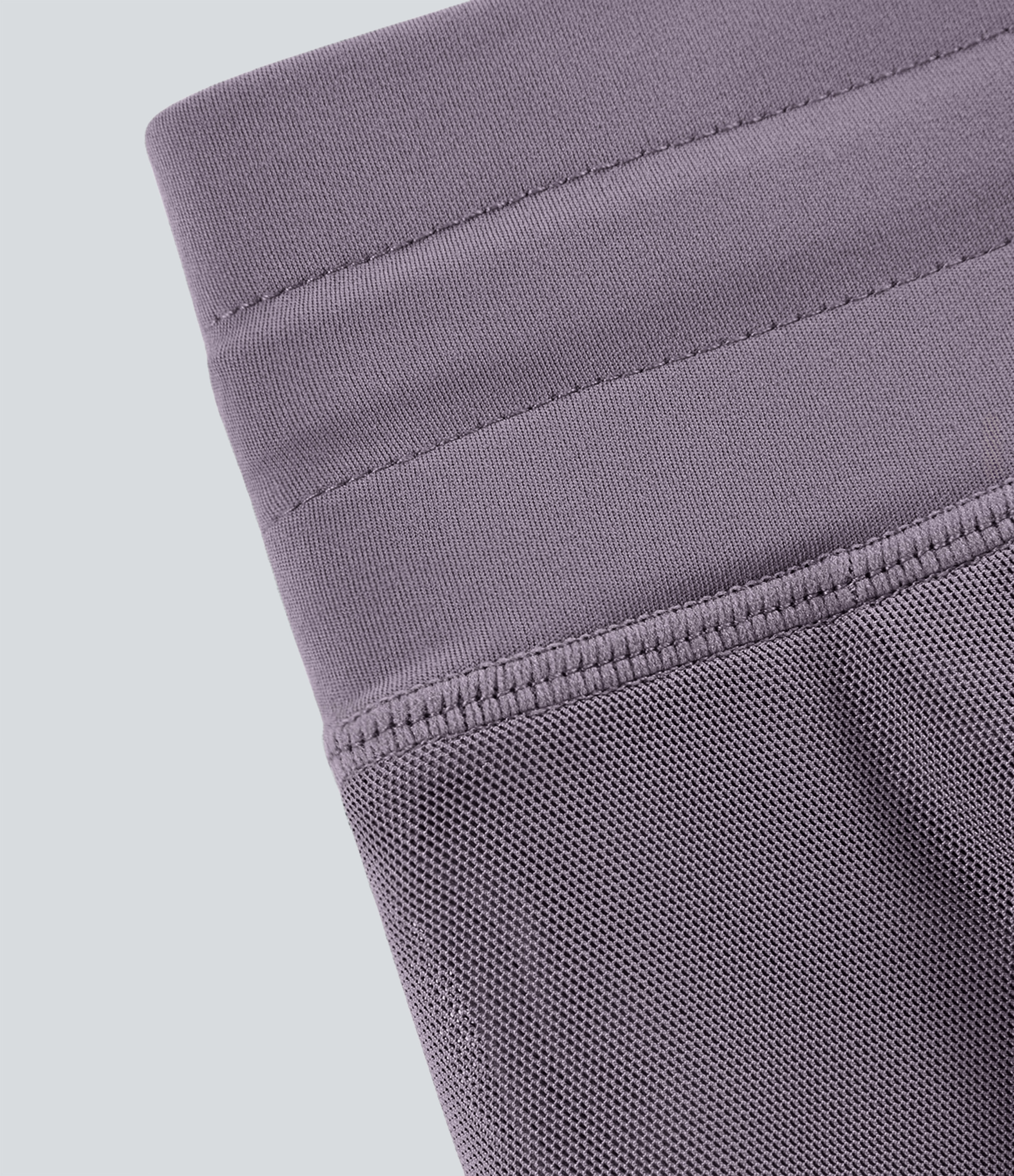 Halara High Waisted Drawstring Contrast Mesh 2-in-1 Side Pocket Flowy Midi Flare Casual Skirt  - Stardust Mauve - XL midi skirt a line skirt 